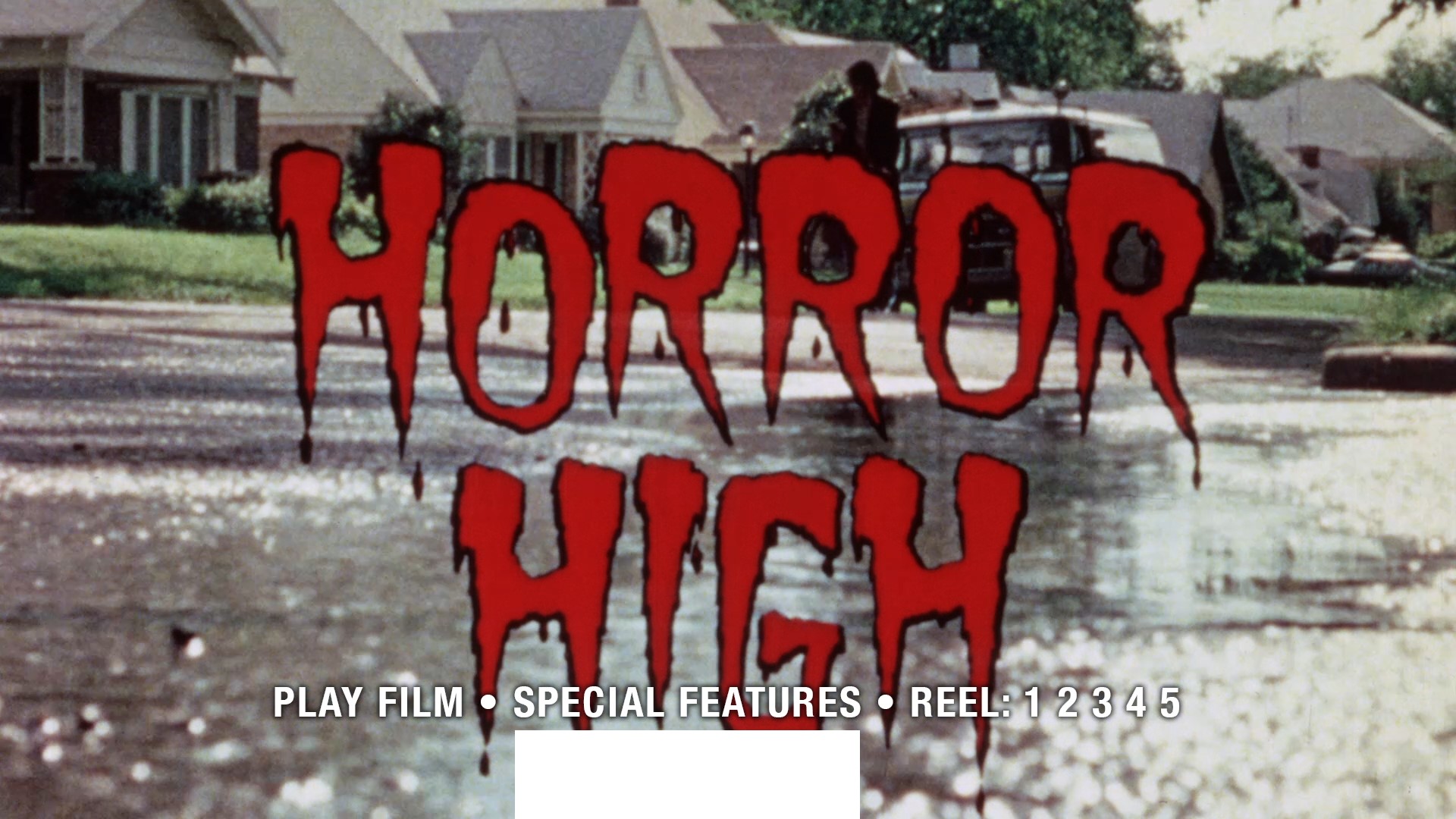 Horror High Blu-ray menu