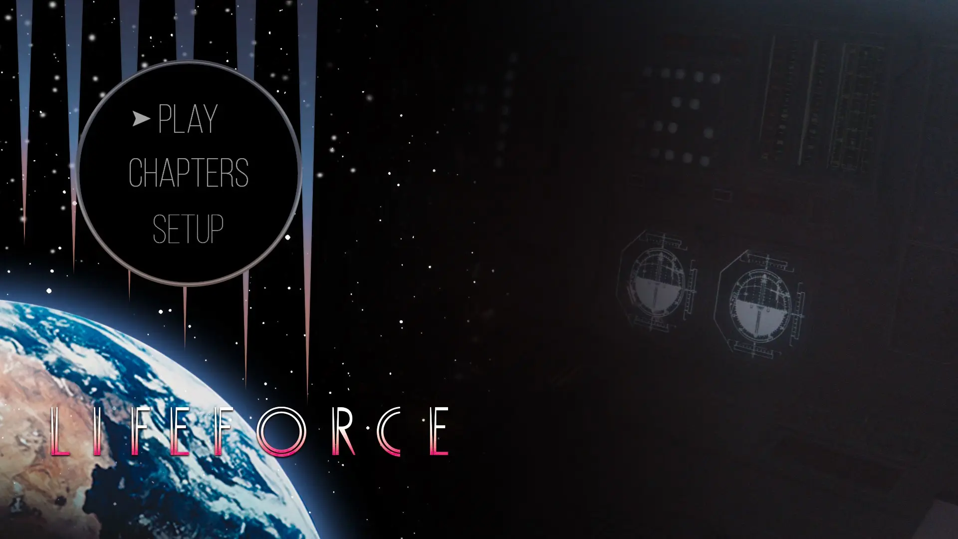 Lifeforce 4K UHD menu