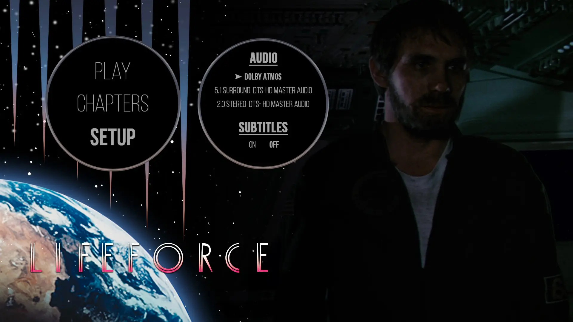 Lifeforce 4K setup menu