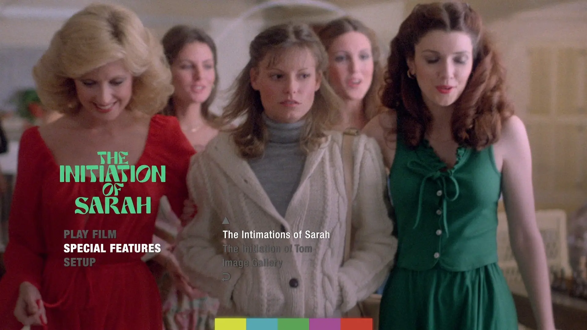 The Initiation of Sarah extras menu 2