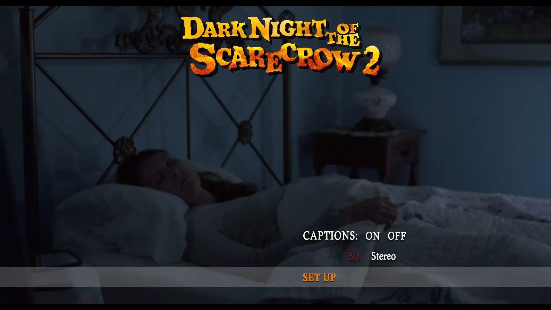 Dark Night of the Scarecrow 2 Blu-ray Setup Menu
