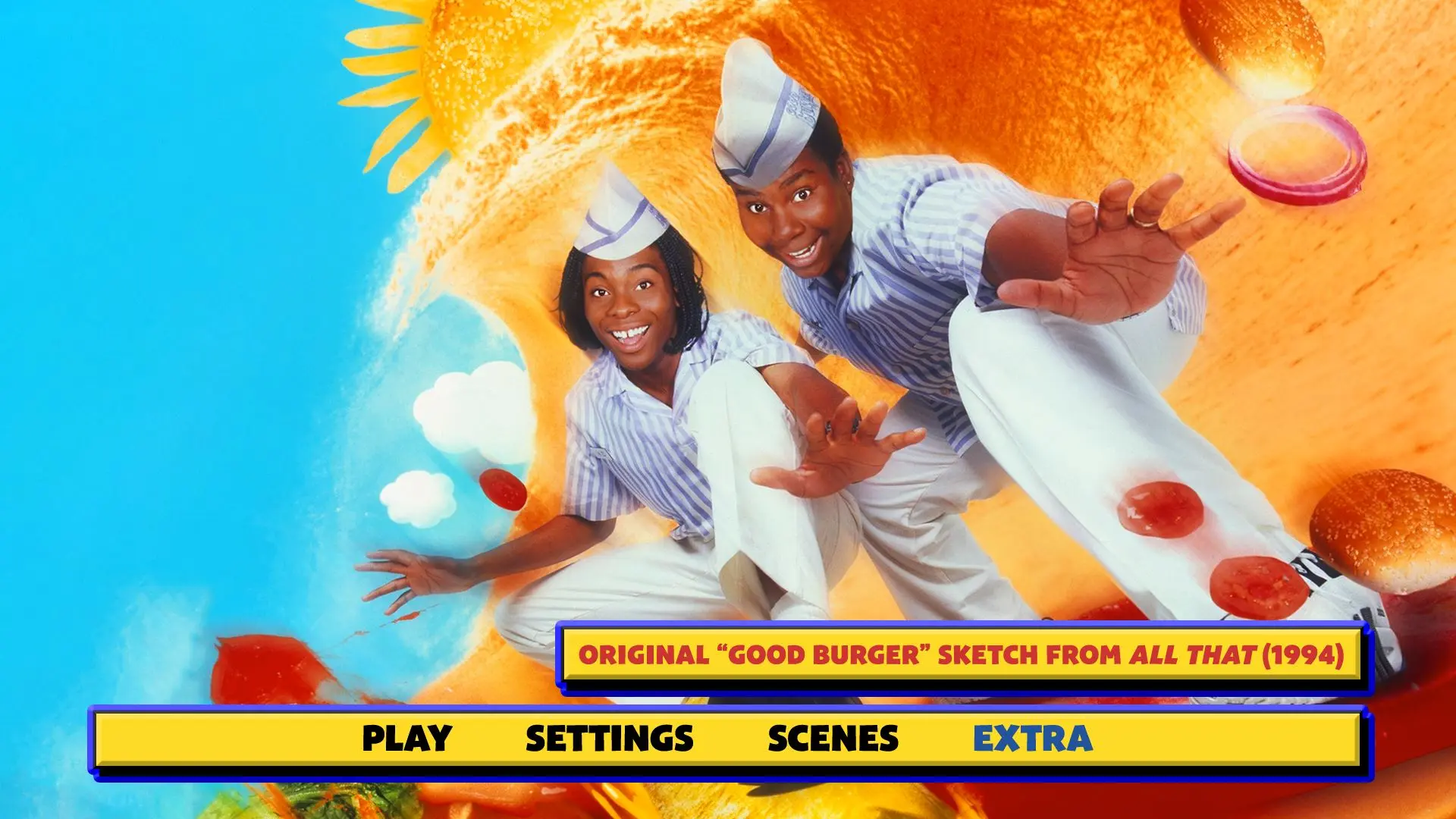 Good Burger Blu-ray Extras Menu