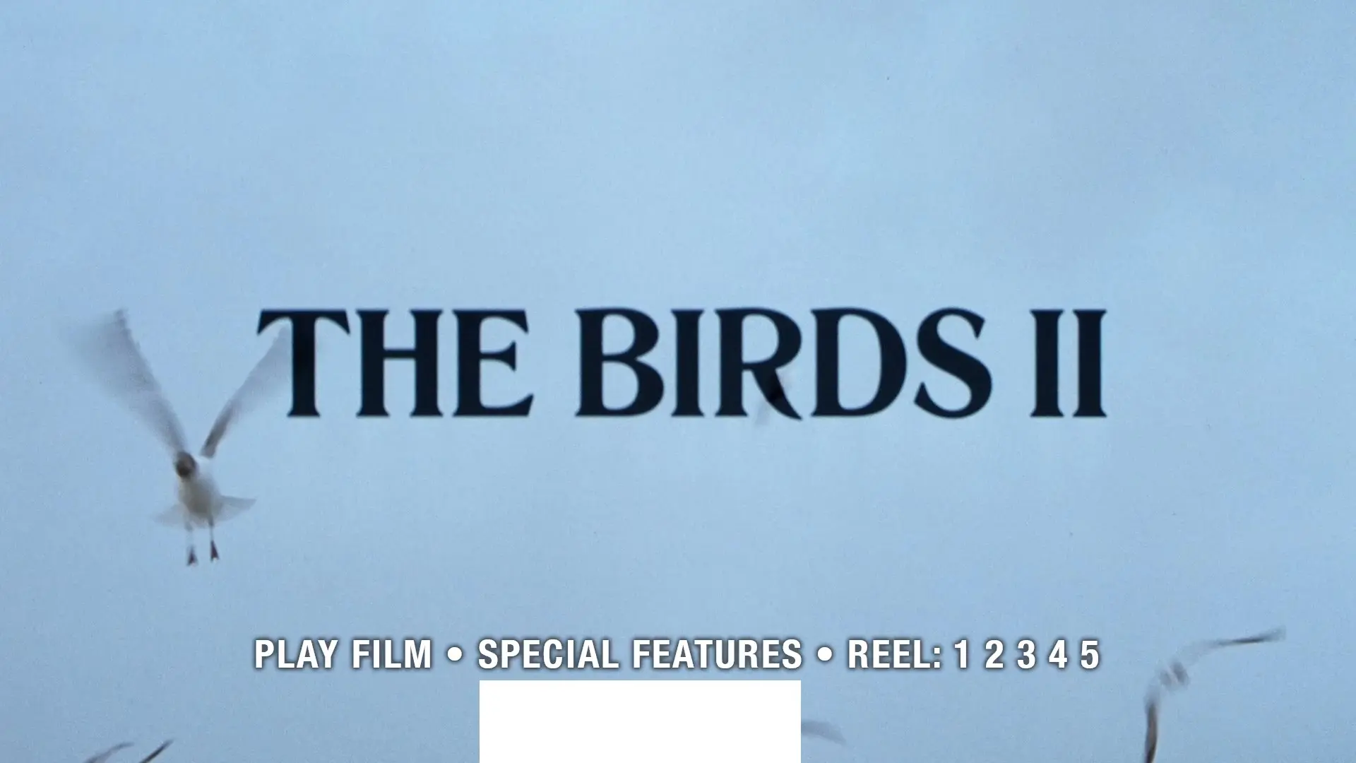 The Birds II: Land's End Blu-ray menu