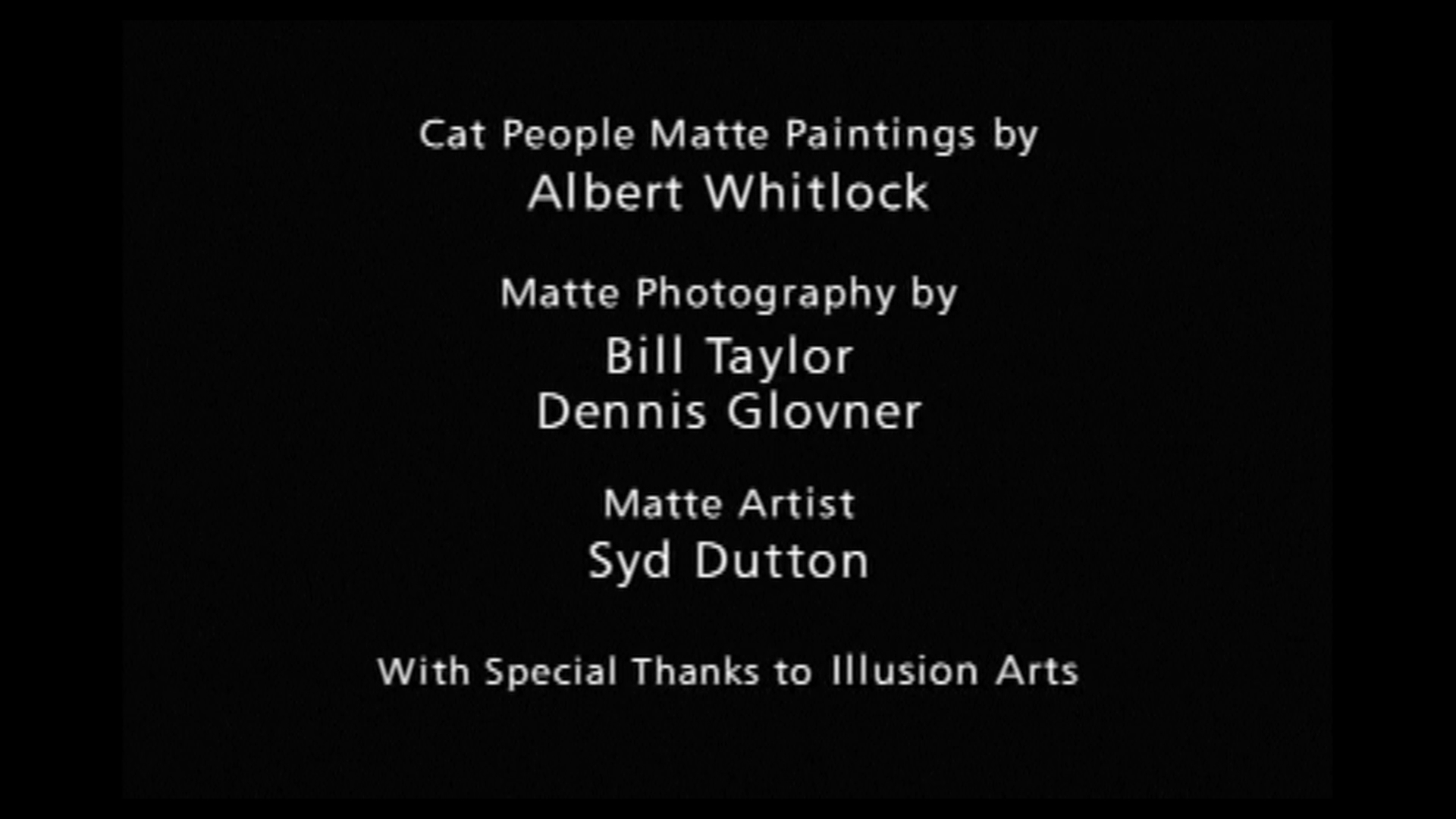 Cat People 4K matte paintings