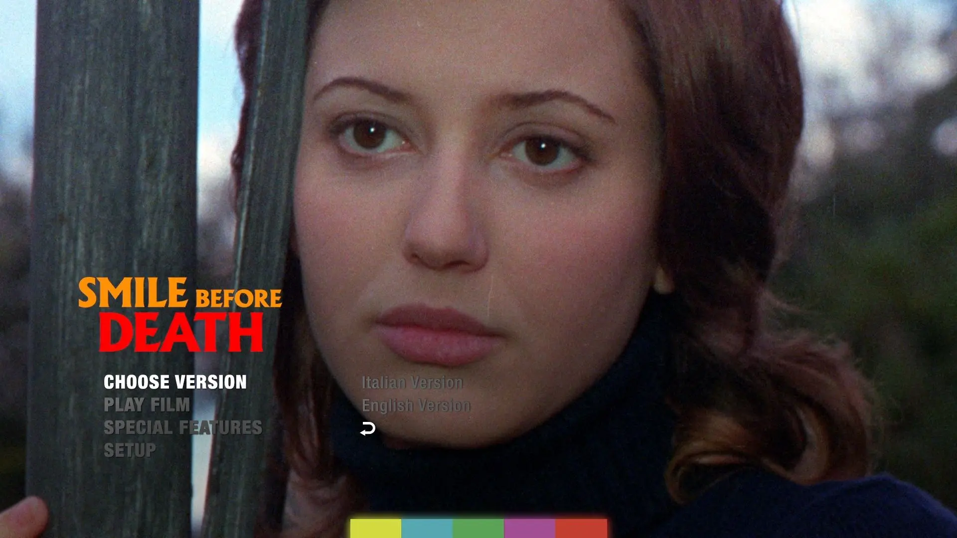 Smile Before Death Blu-ray Menu