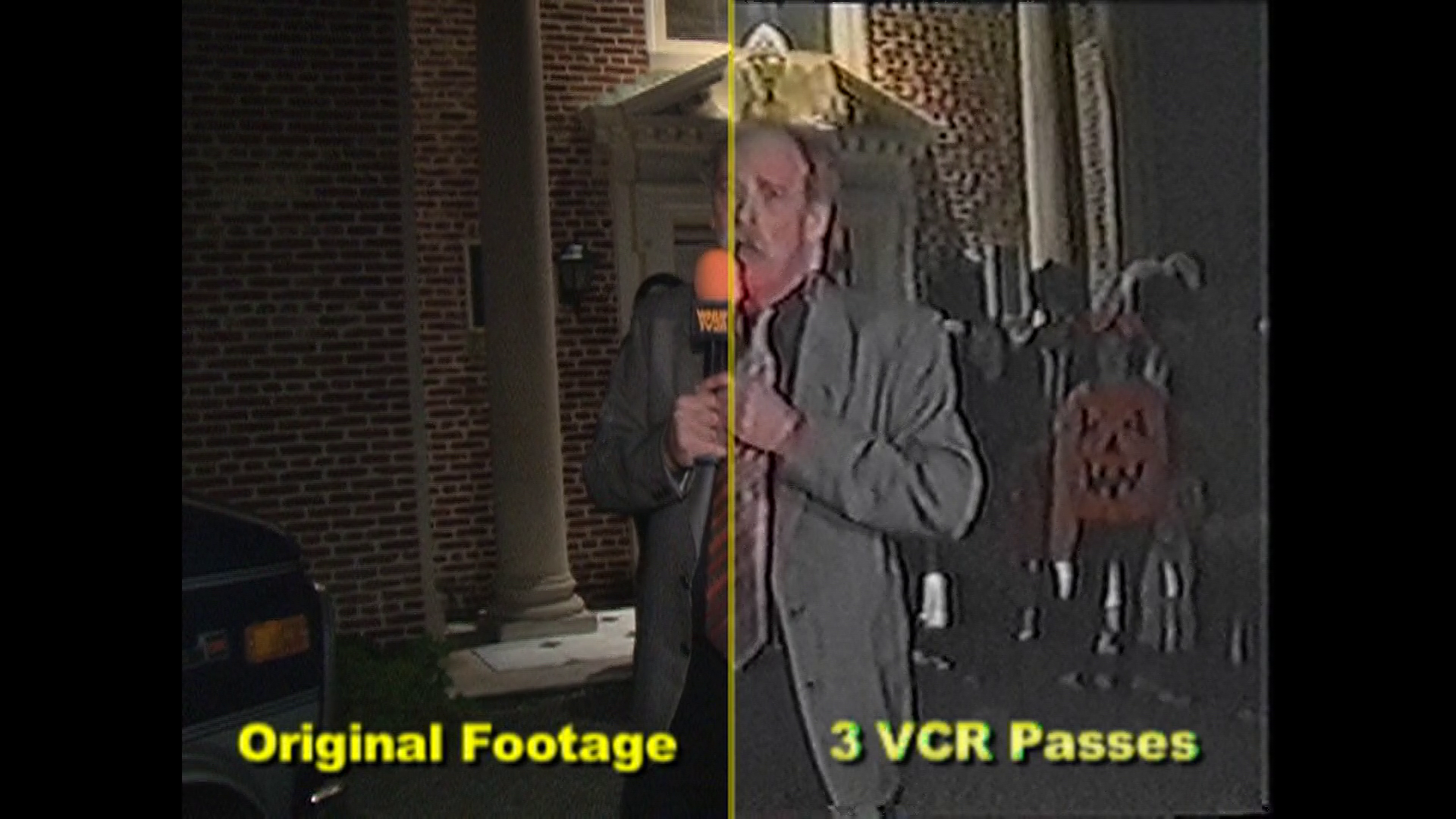 WNUF Halloween Special Shitty on Purpose look at VCR filter