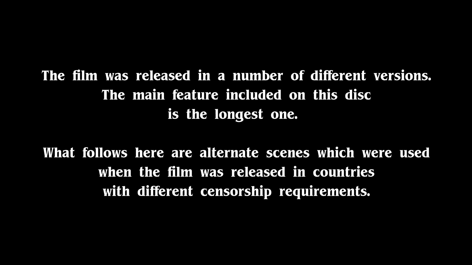 Love Brides of the Blood Mummy alternate sequences