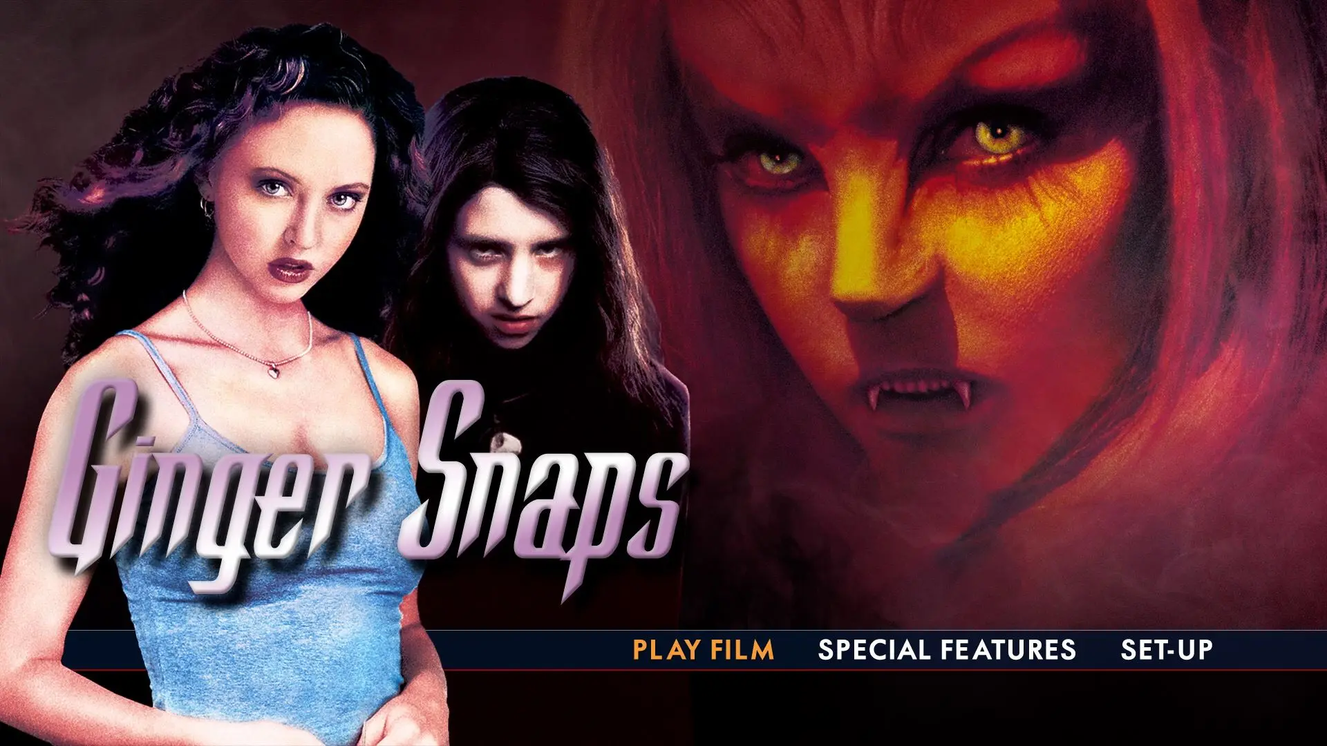 Ginger Snaps Blu-ray Menu