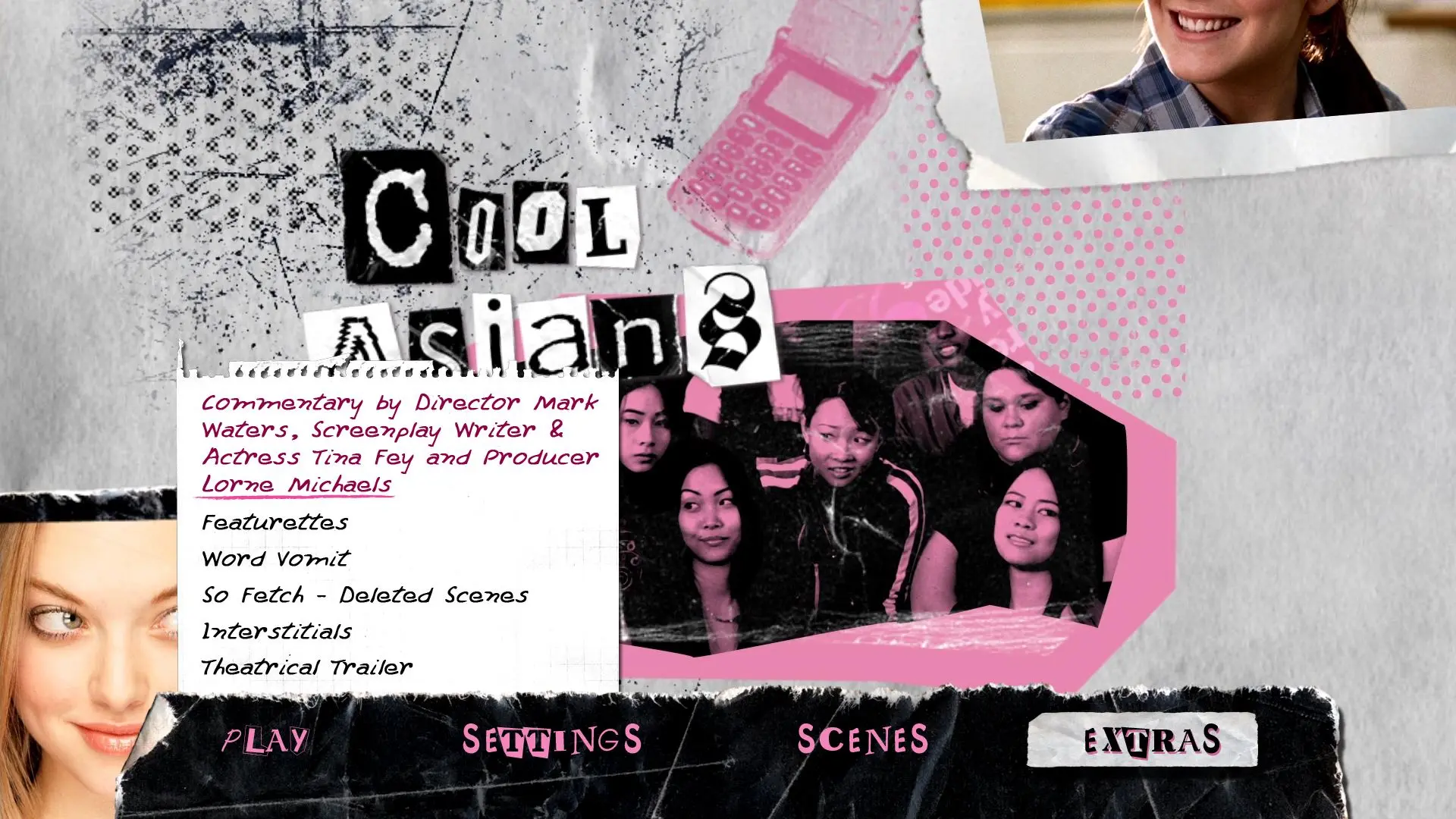Mean Girls Blu-ray Extras Menu