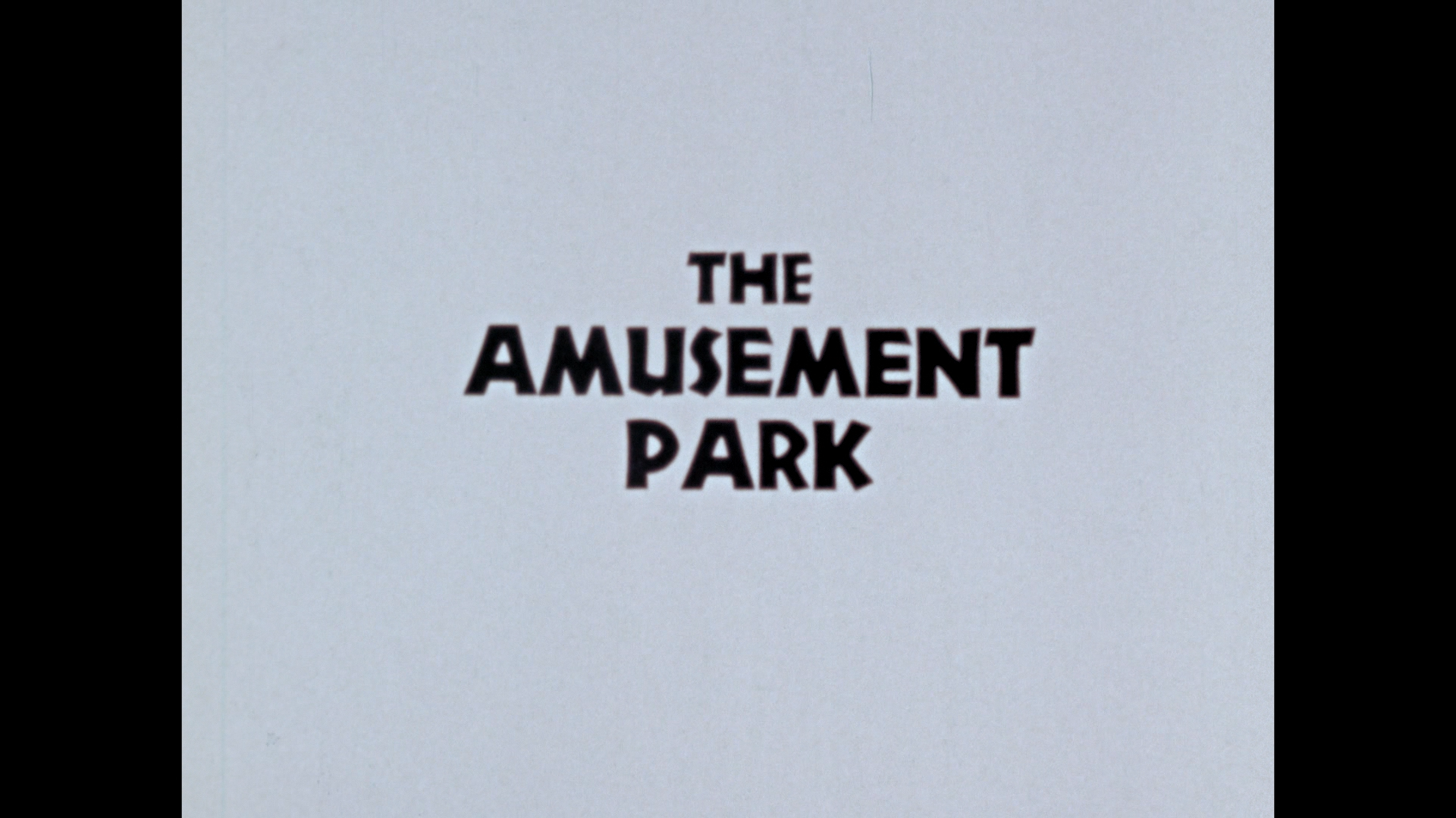 The Amusement Park Blu-ray screencap 1