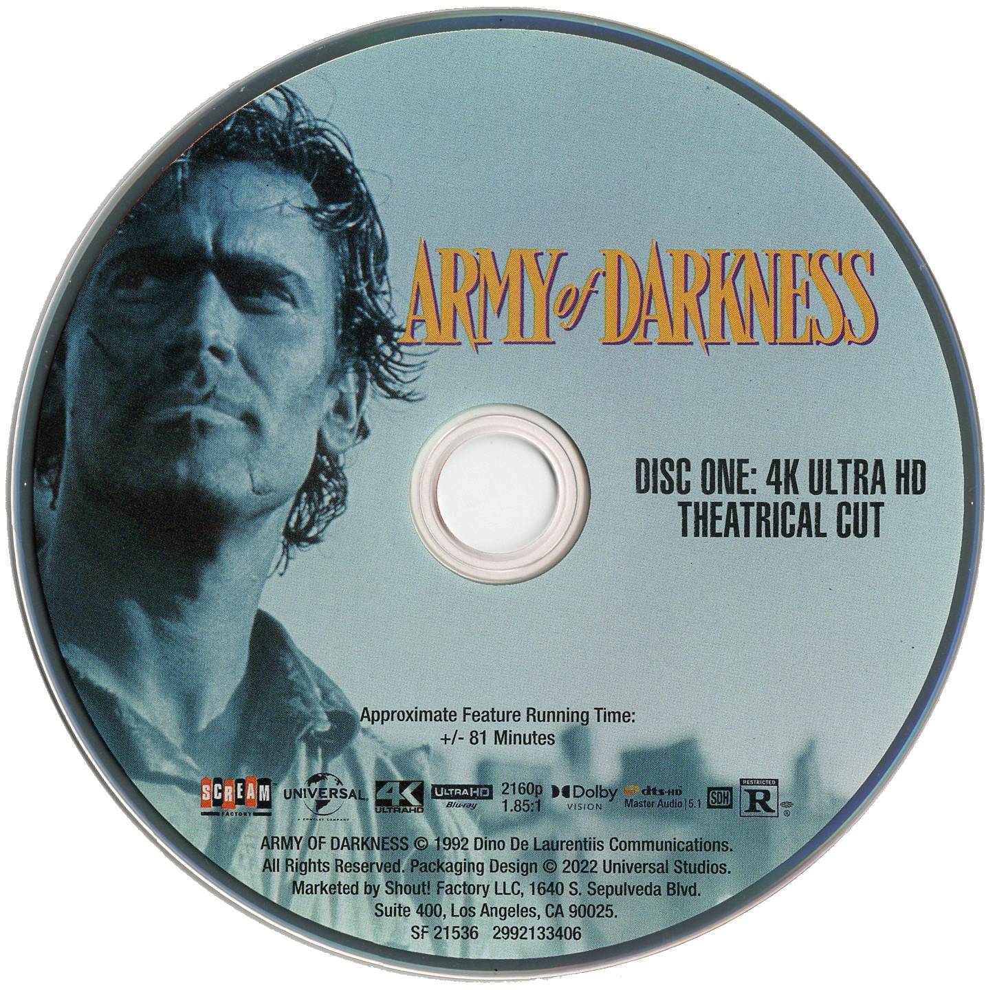 Army of Darkness Blu-ray (Evil Dead 3) (United Kingdom)