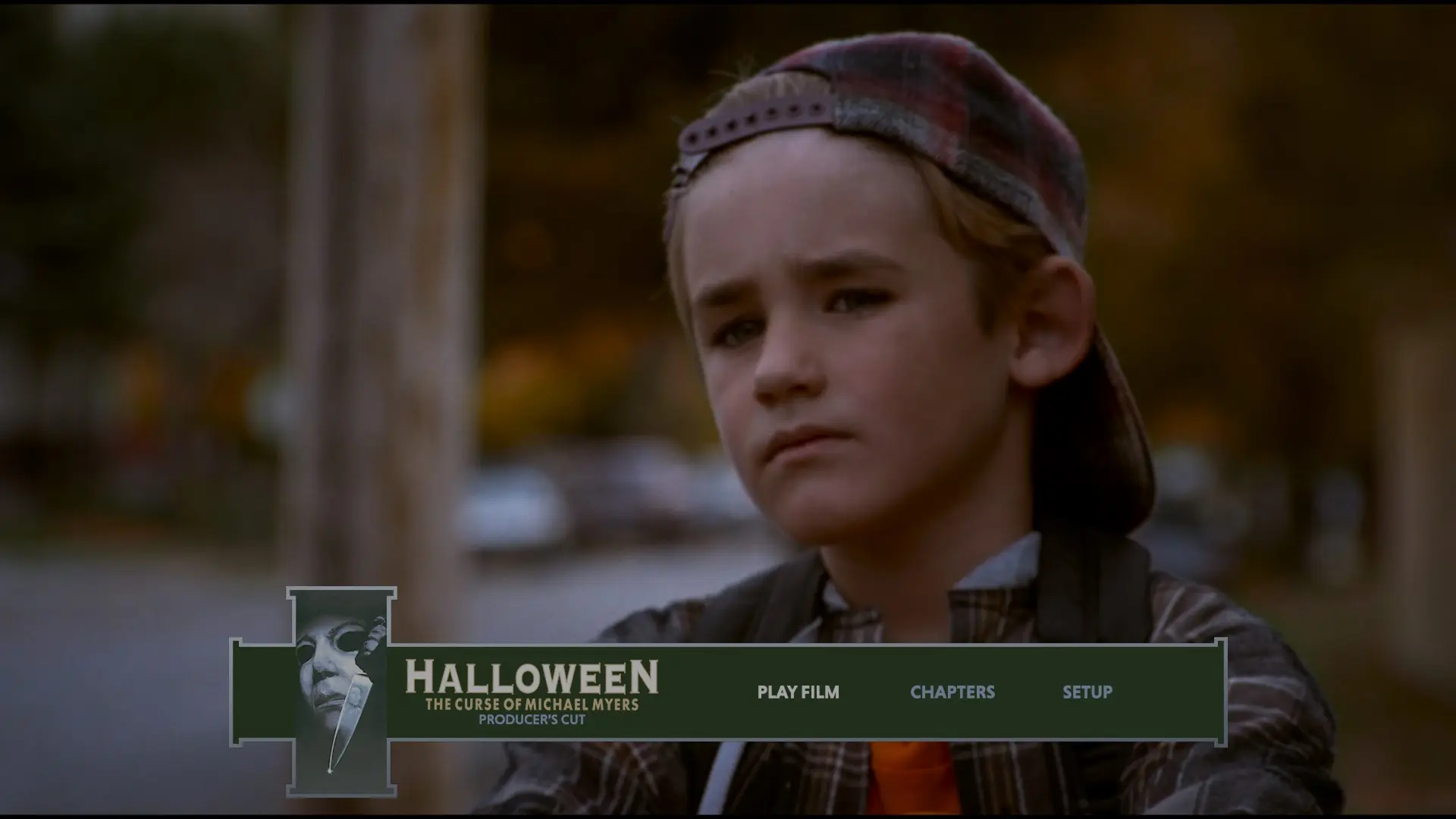 Halloween: The Curse of Michael Myers Producer's Cut 4K UHD menu