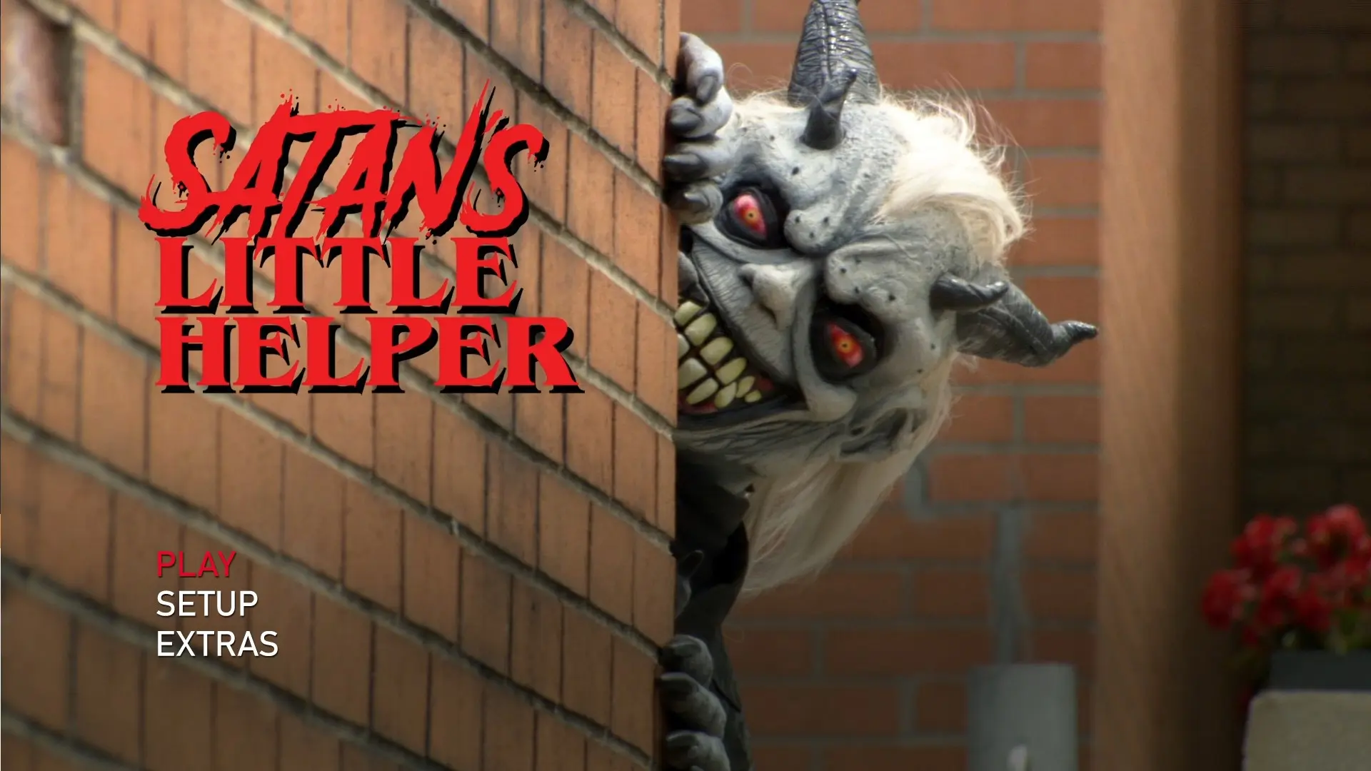 Satan's Little Helper Blu-ray menu