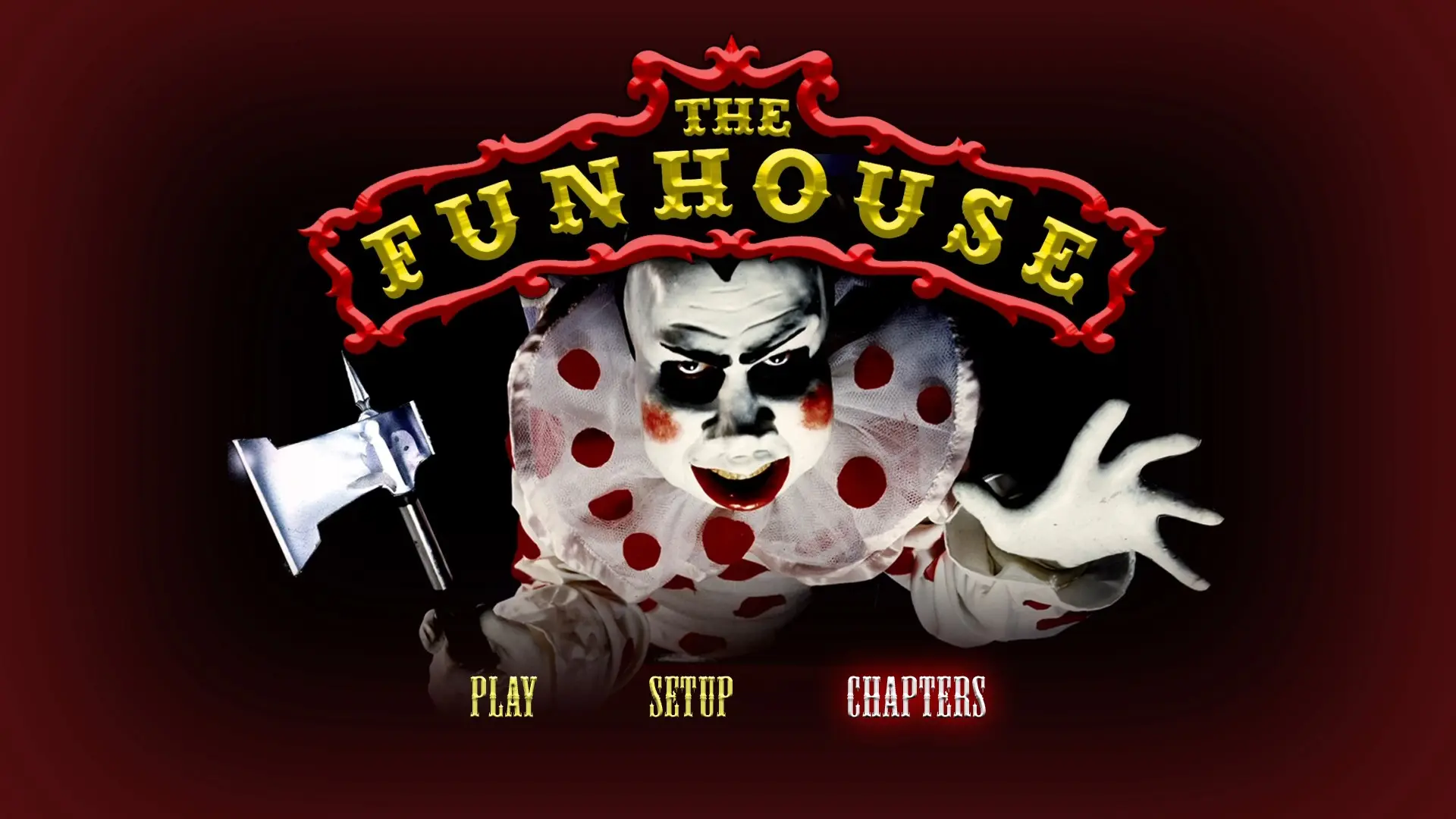 The Funhouse 4K UHD menu