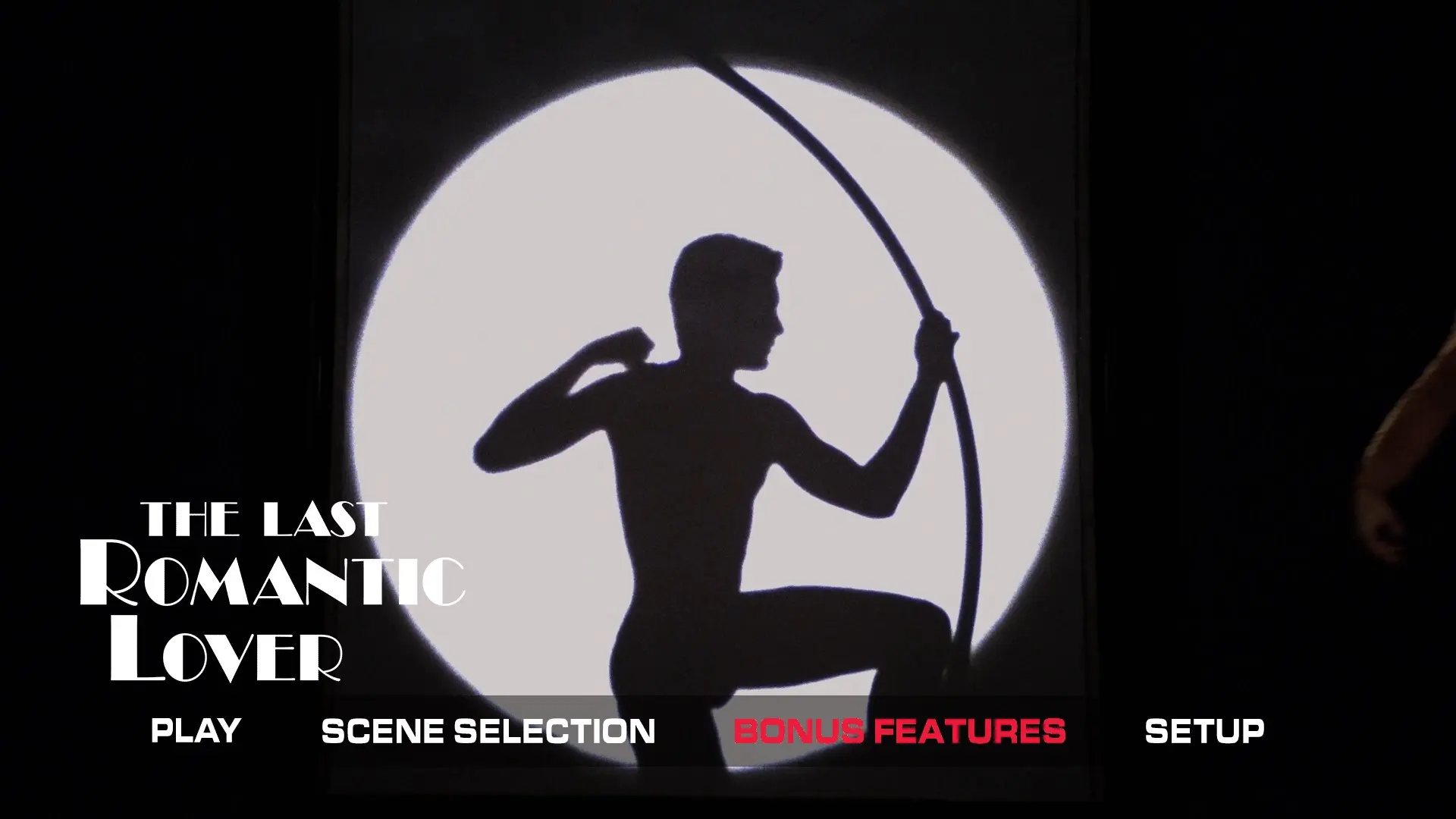 The Last Romantic Lover Blu-ray menu