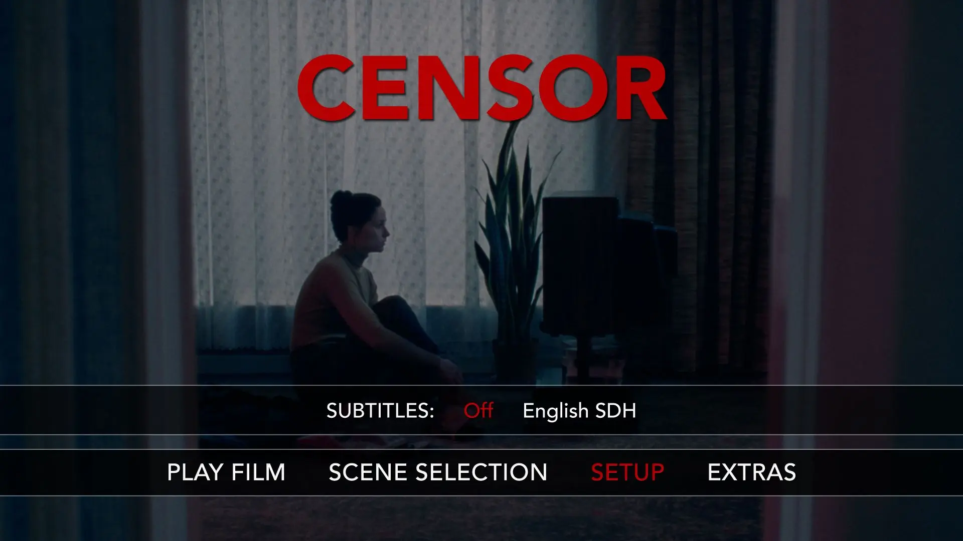 Censor Disc 1 Blu-ray Setup Menu