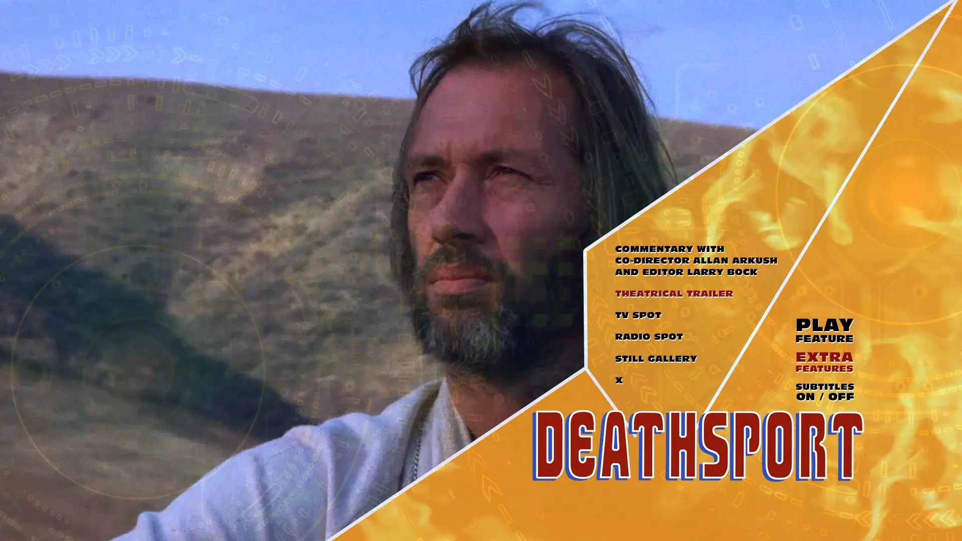 Deathsport Blu-ray Extras Menu