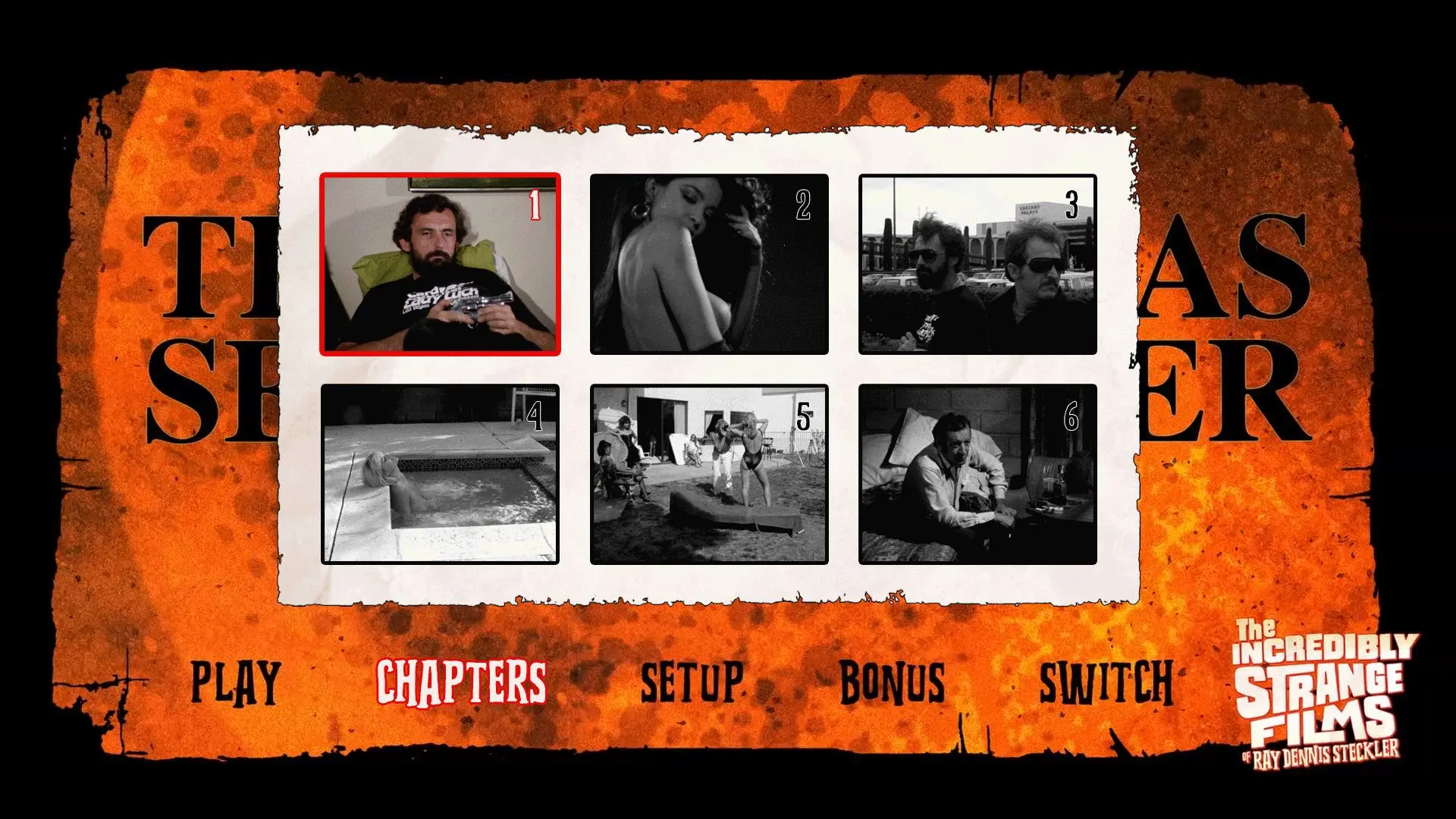 The Las Vegas Serial Killer Blu-ray Chapters Menu