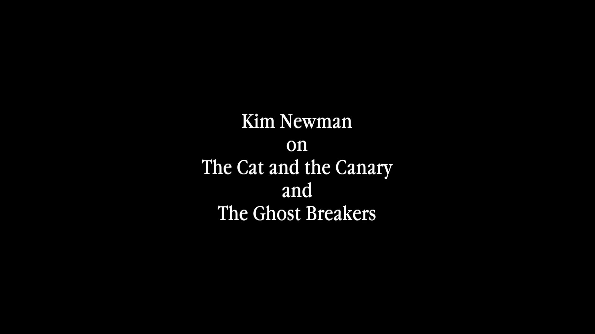 Kim Newman Interview