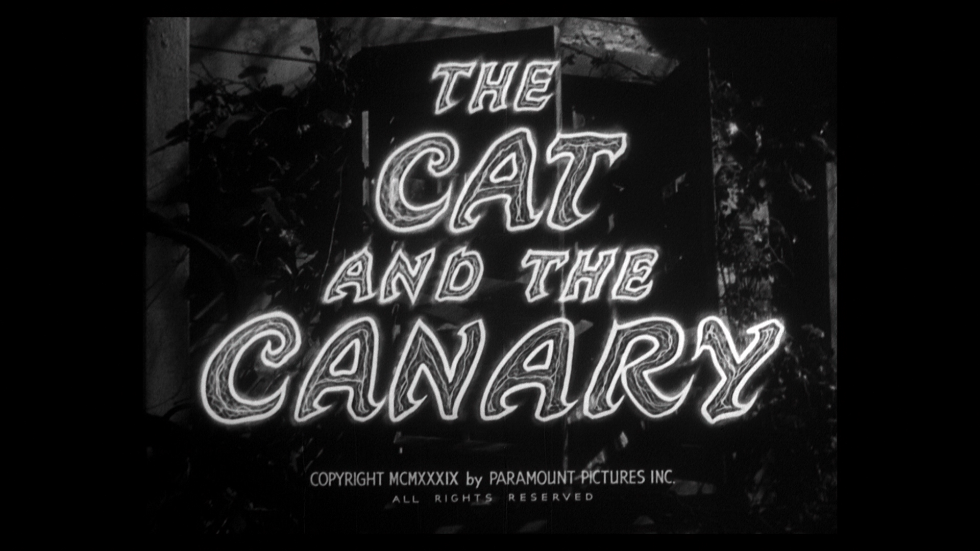 The Cat and the Canary Blu-ray screencap 1