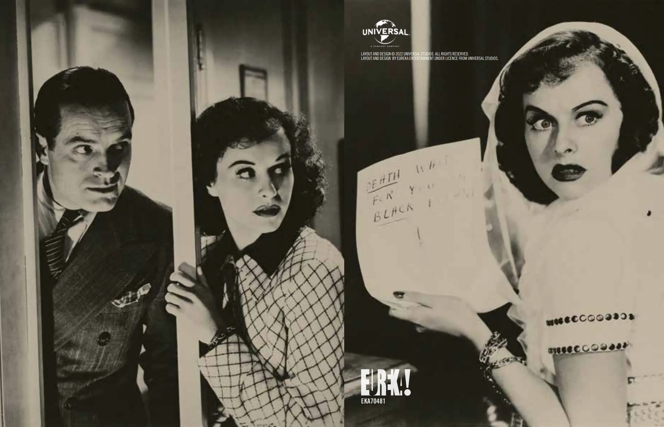 The Cat and the Canary/The Ghost Breakers Blu-ray Booklet Front/Back