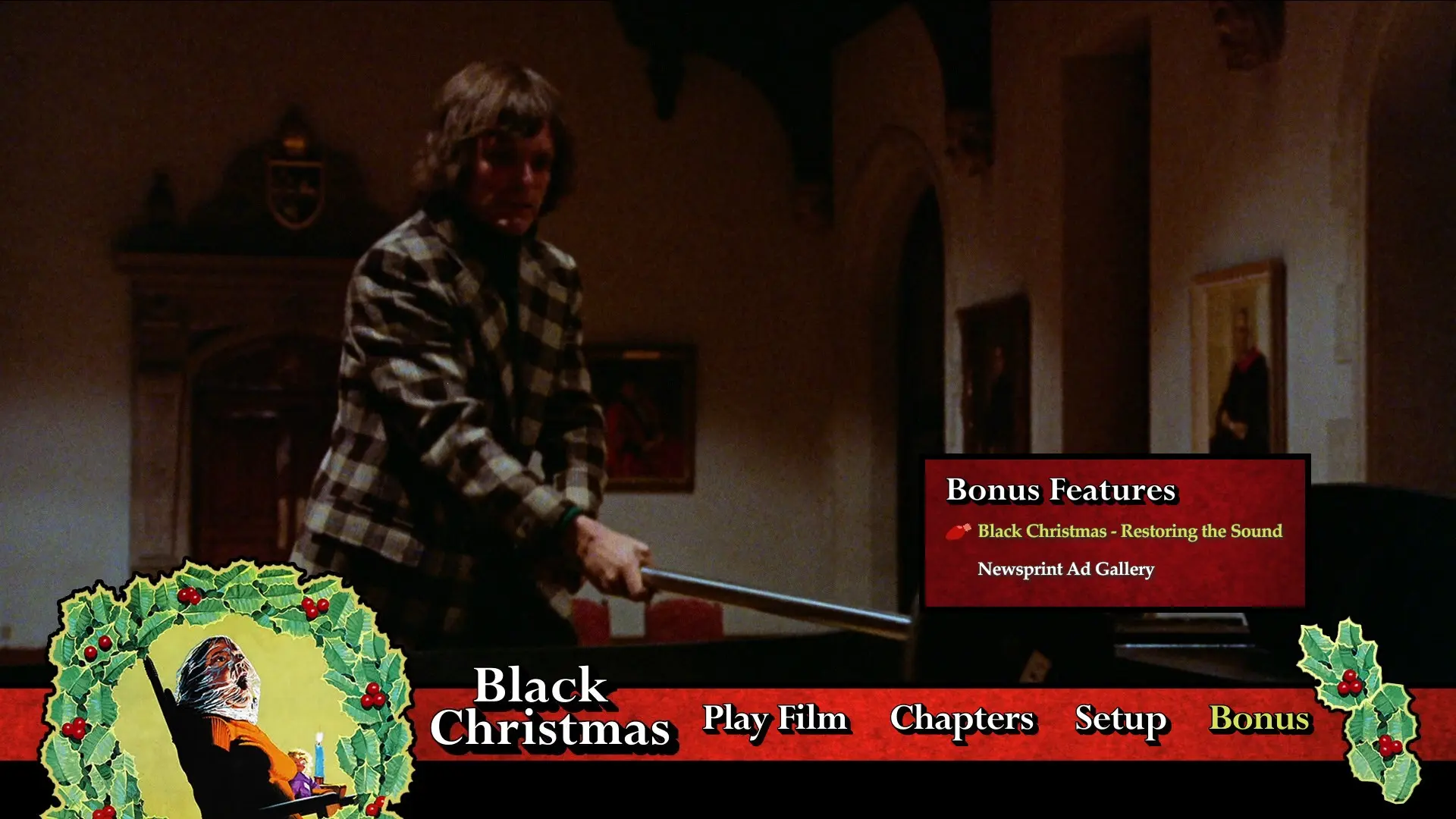 Black Christmas 4K extras menu 1