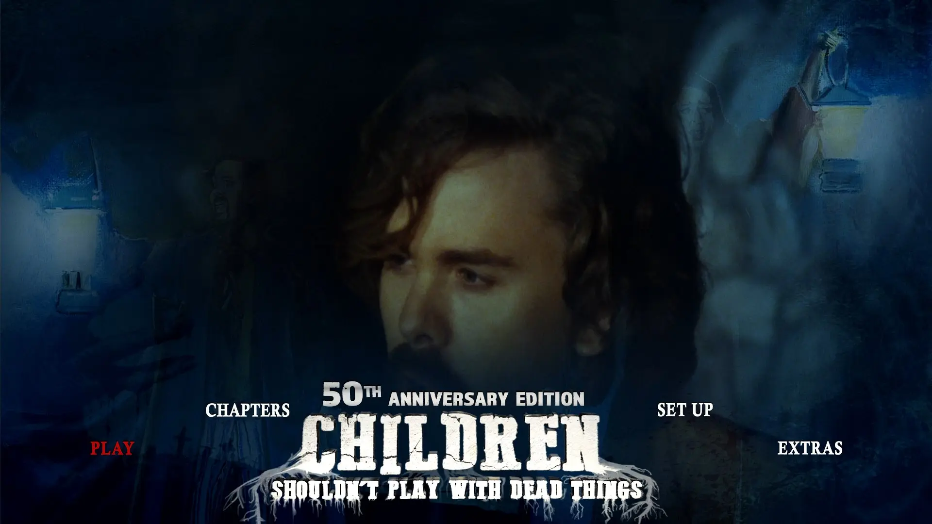Children Shouldn't Play With Dead Things Blu-ray menu