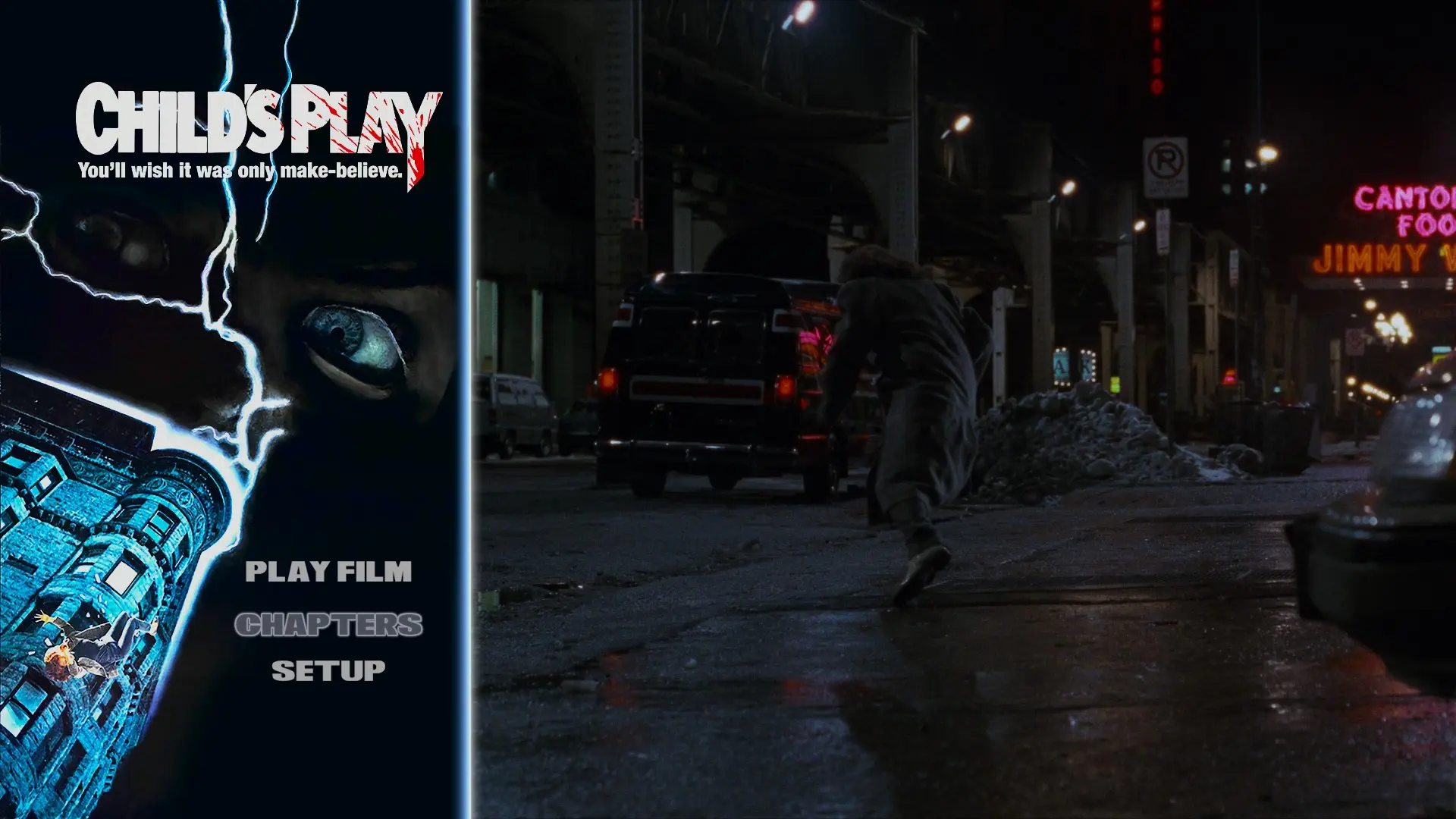 Child's Play 4K UHD menu