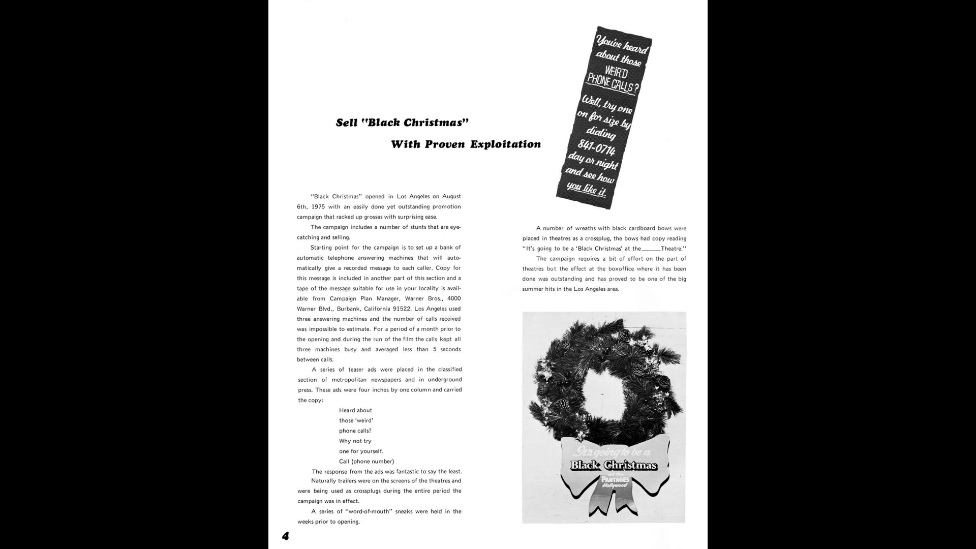 Black Christmas 4K photo gallery