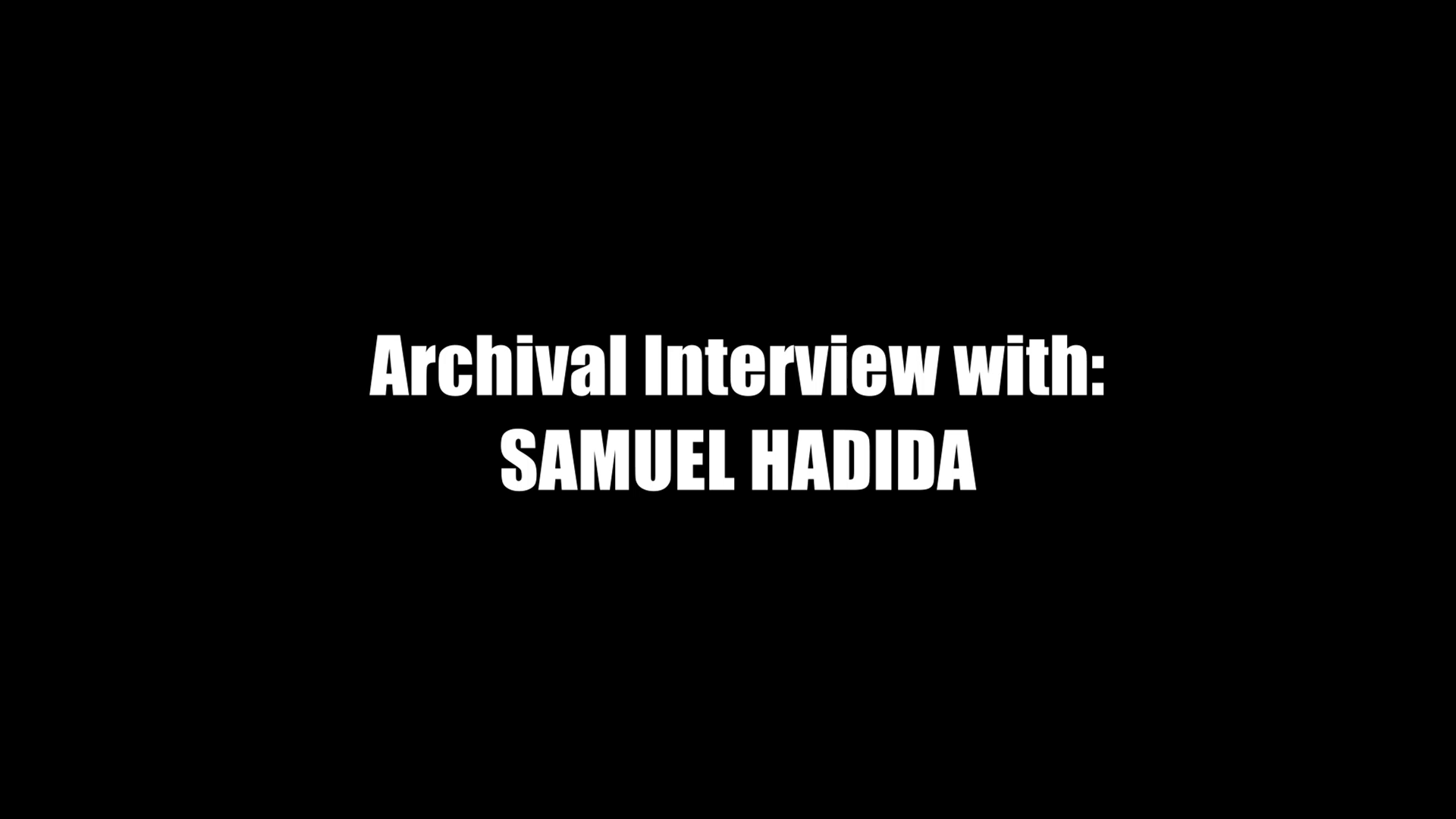 Freeway 4K archival Samuel Hadida interview