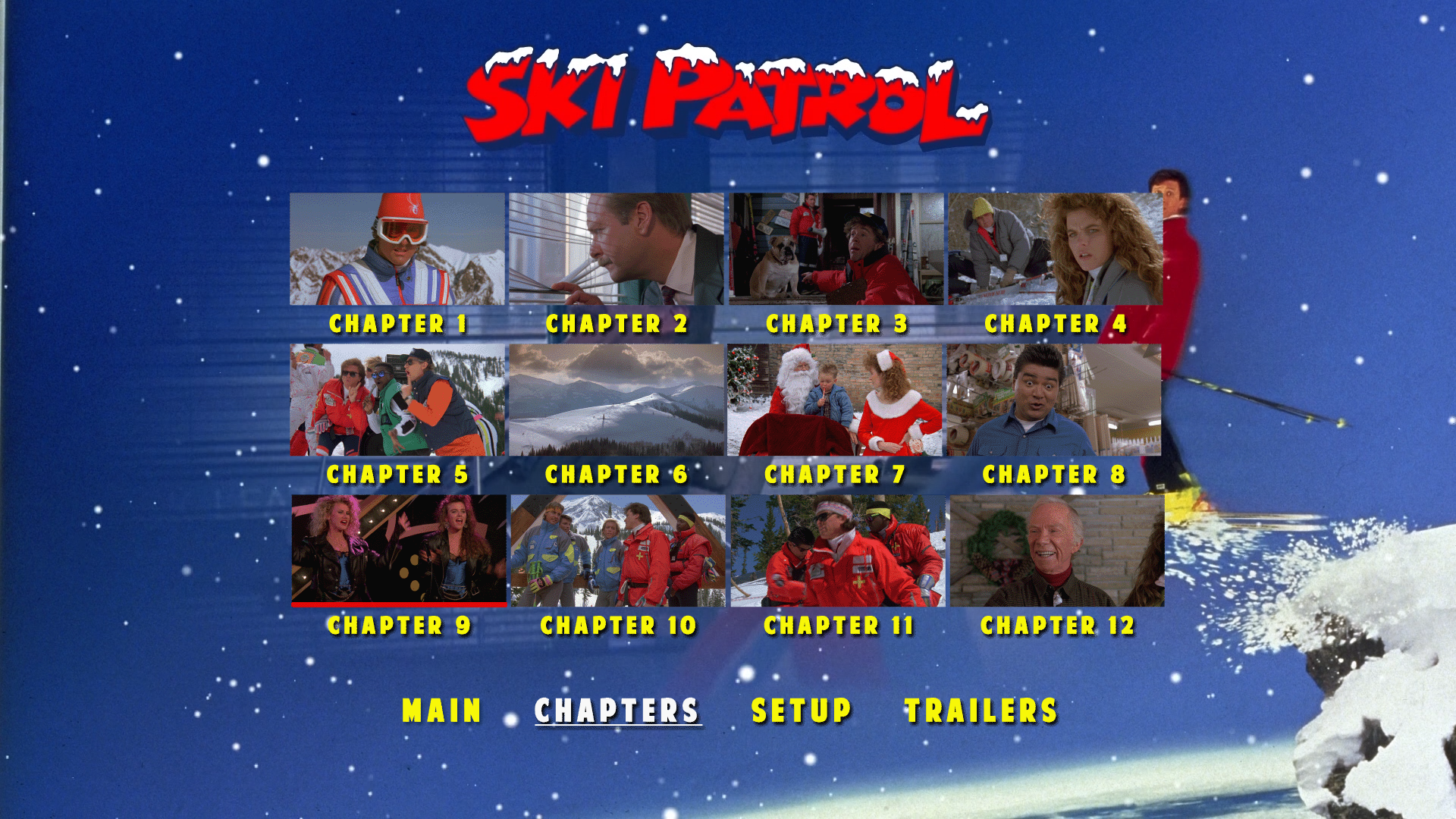 Ski Patrol Blu-ray Chapters Menu
