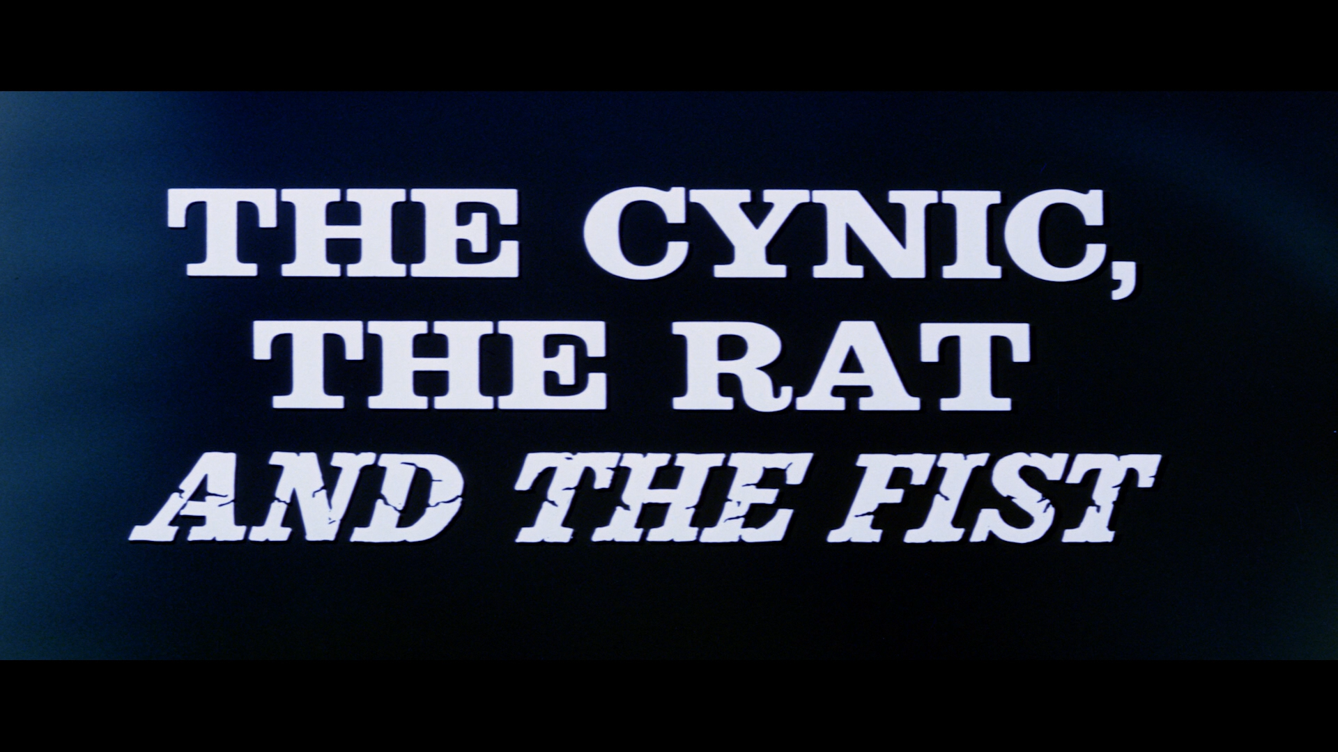 The Cynic, the Rat, and the Fist cap 1