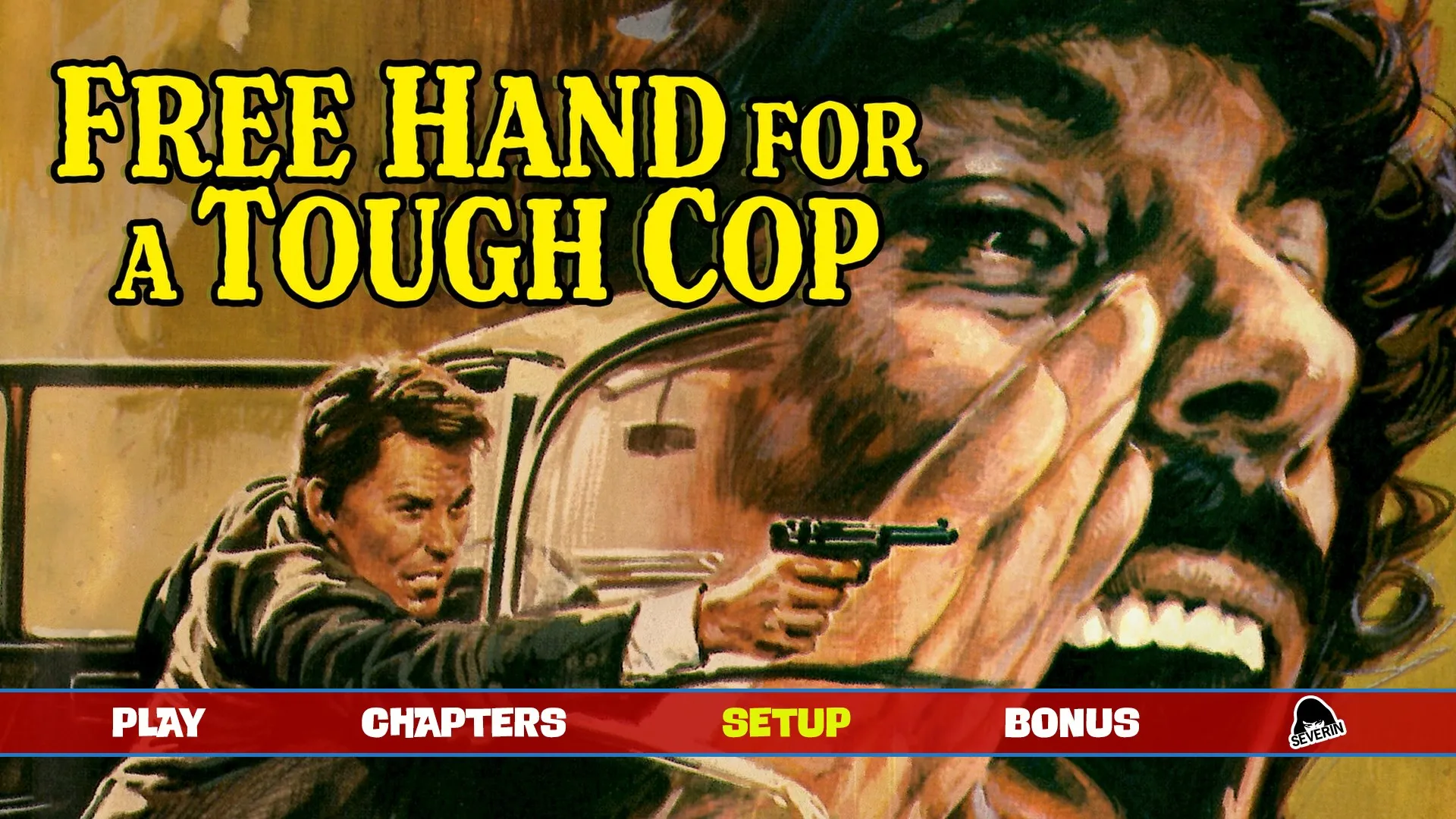 Free Hand for a Tough Cop Blu-ray menu