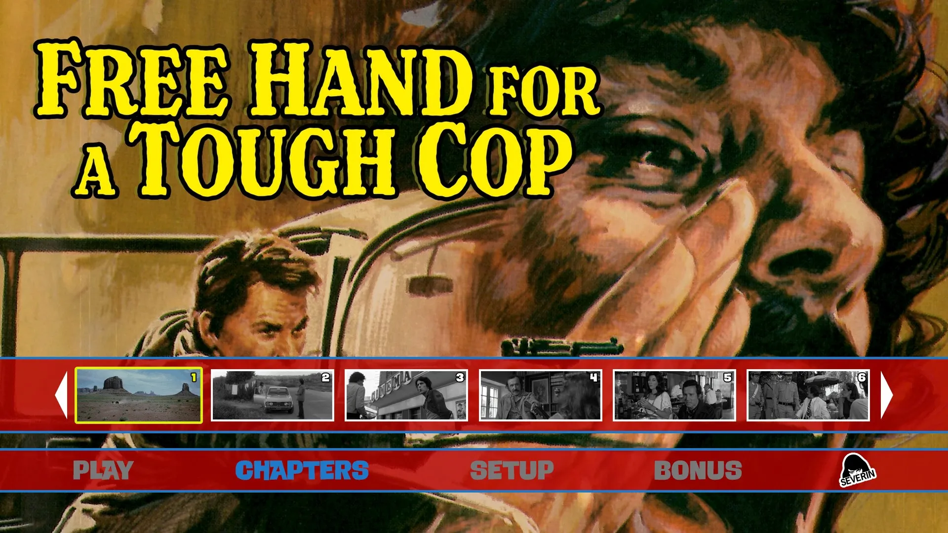 Free Hand for a Tough Cop scene select menu