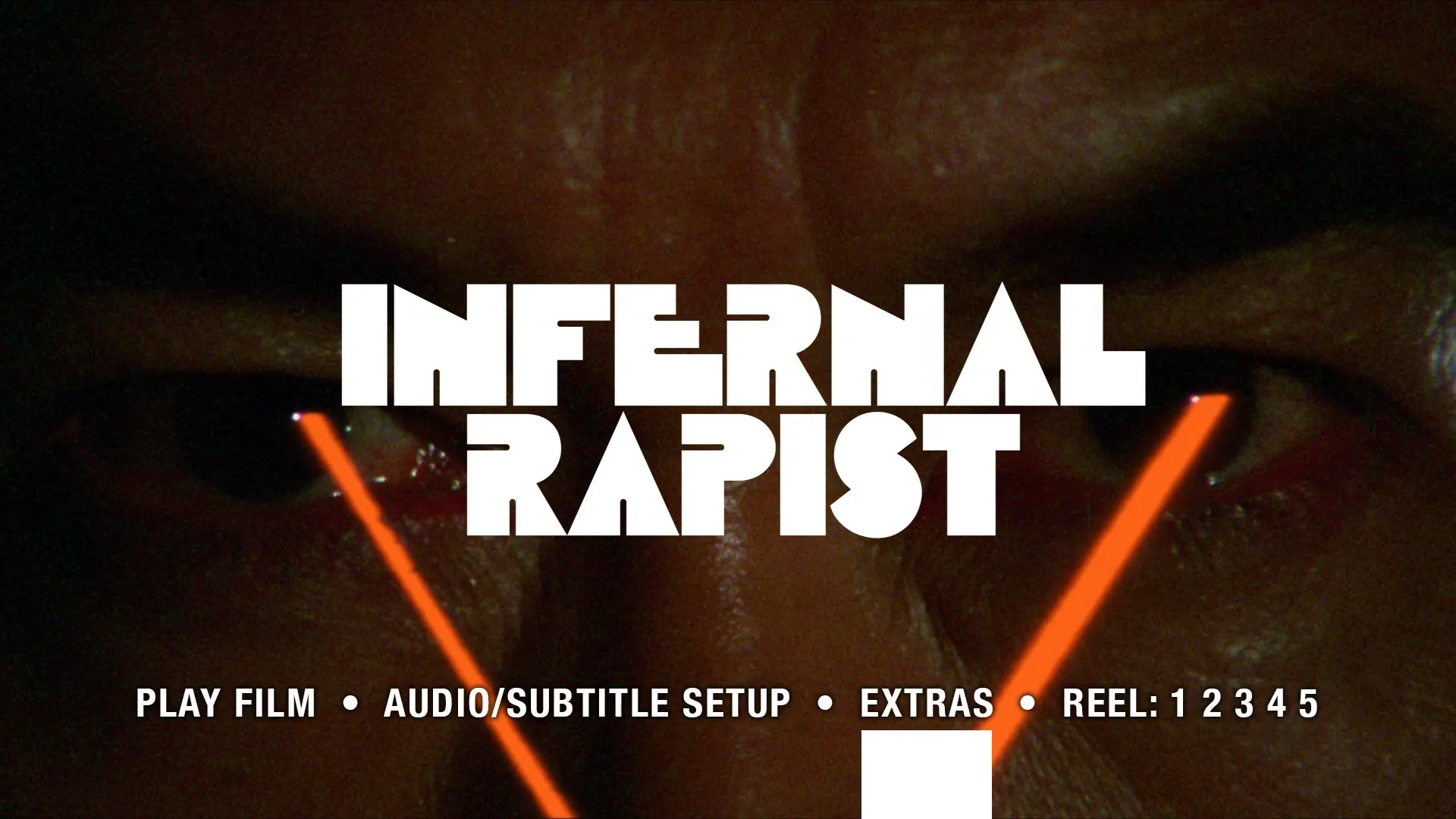 Infernal Rapist Blu-ray menu