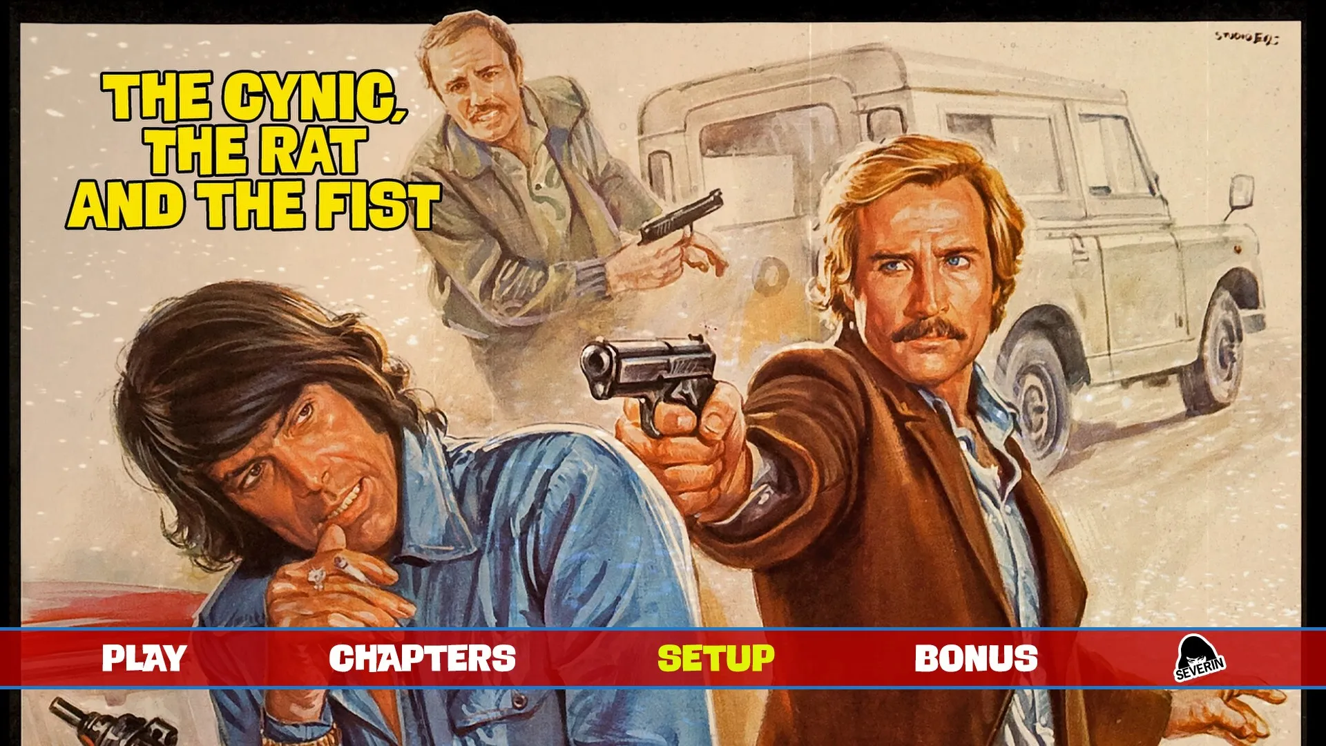 The Cynic, the Rat, and the Fist Blu-ray menu