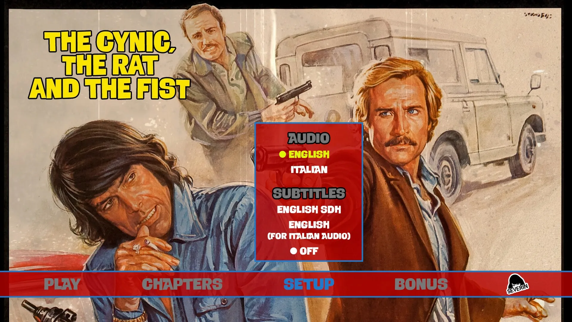 The Cynic, the Rat, and the Fist setup menu