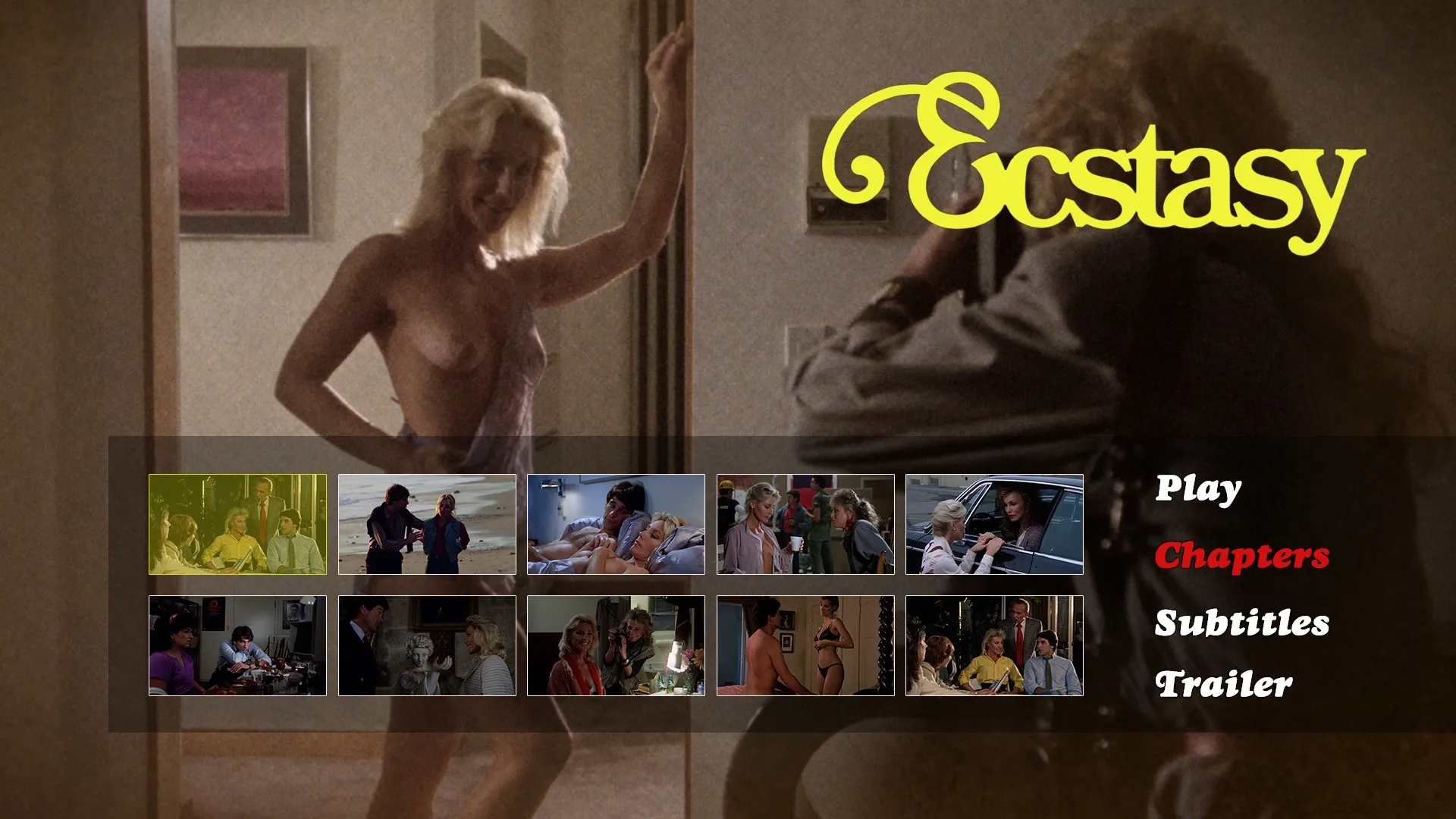 Ecstasy scene select menu