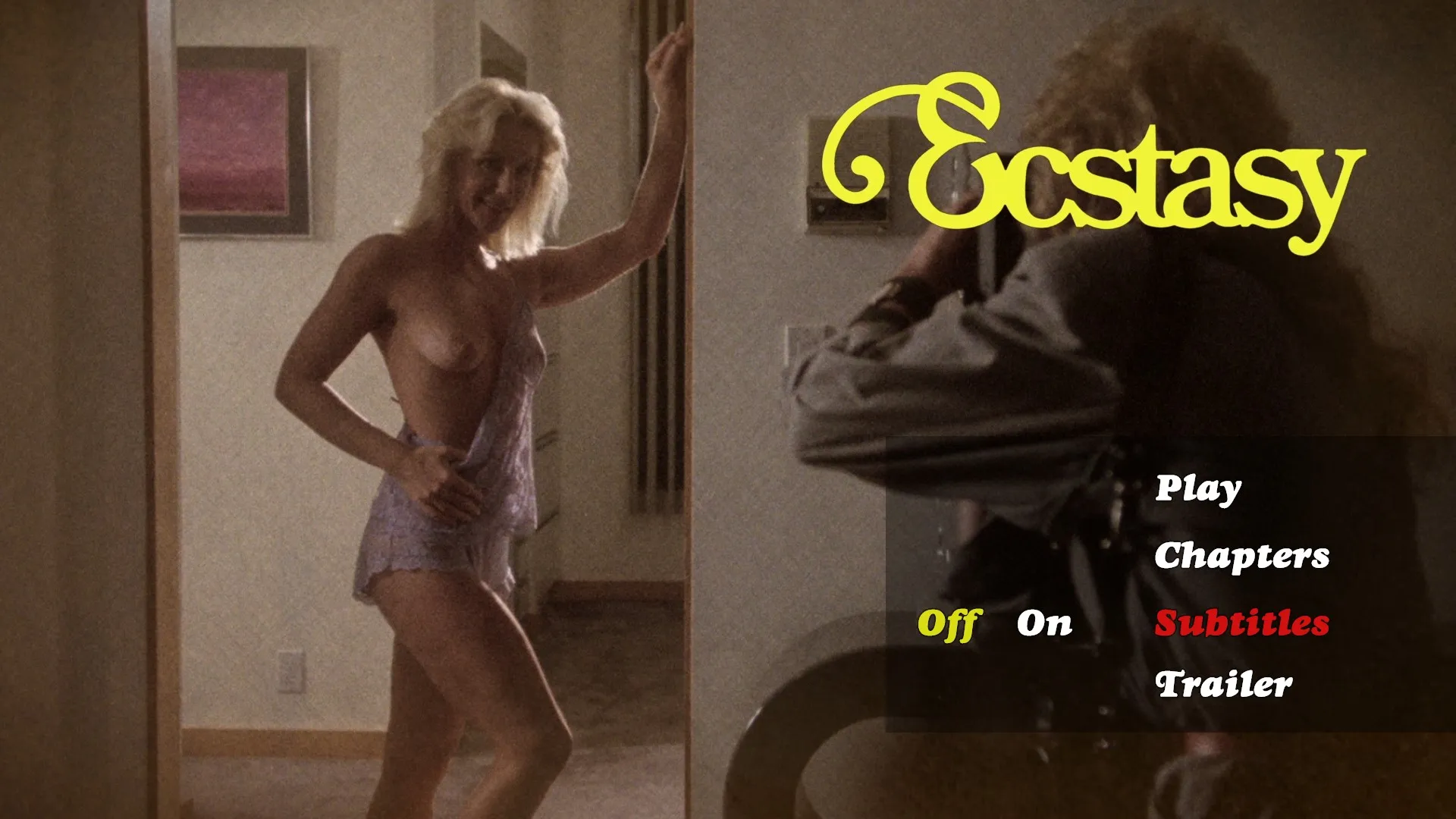 Ecstasy subtitles menu
