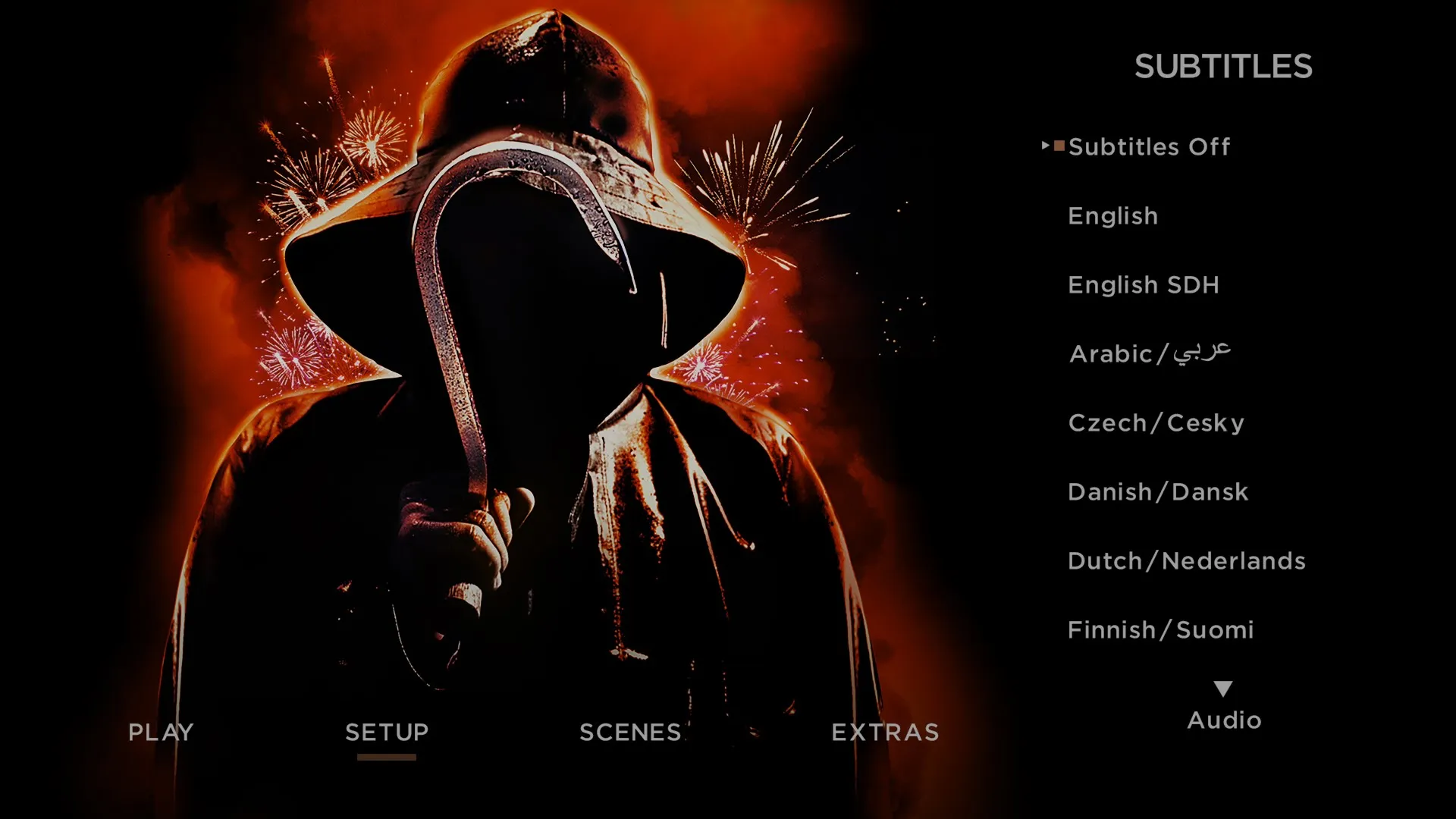 I Know What You Did Last Summer 4K subtitles menu 1