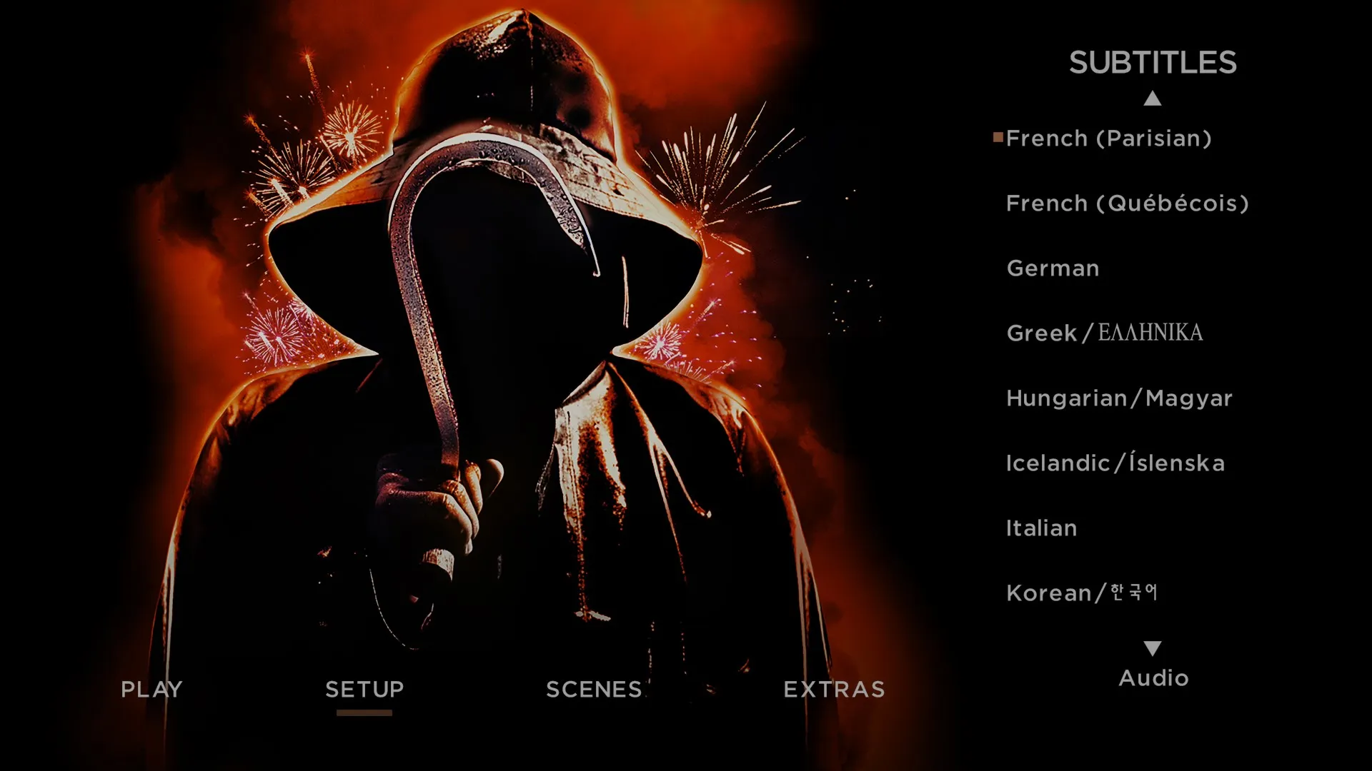 I Know What You Did Last Summer 4K subtitles menu 2