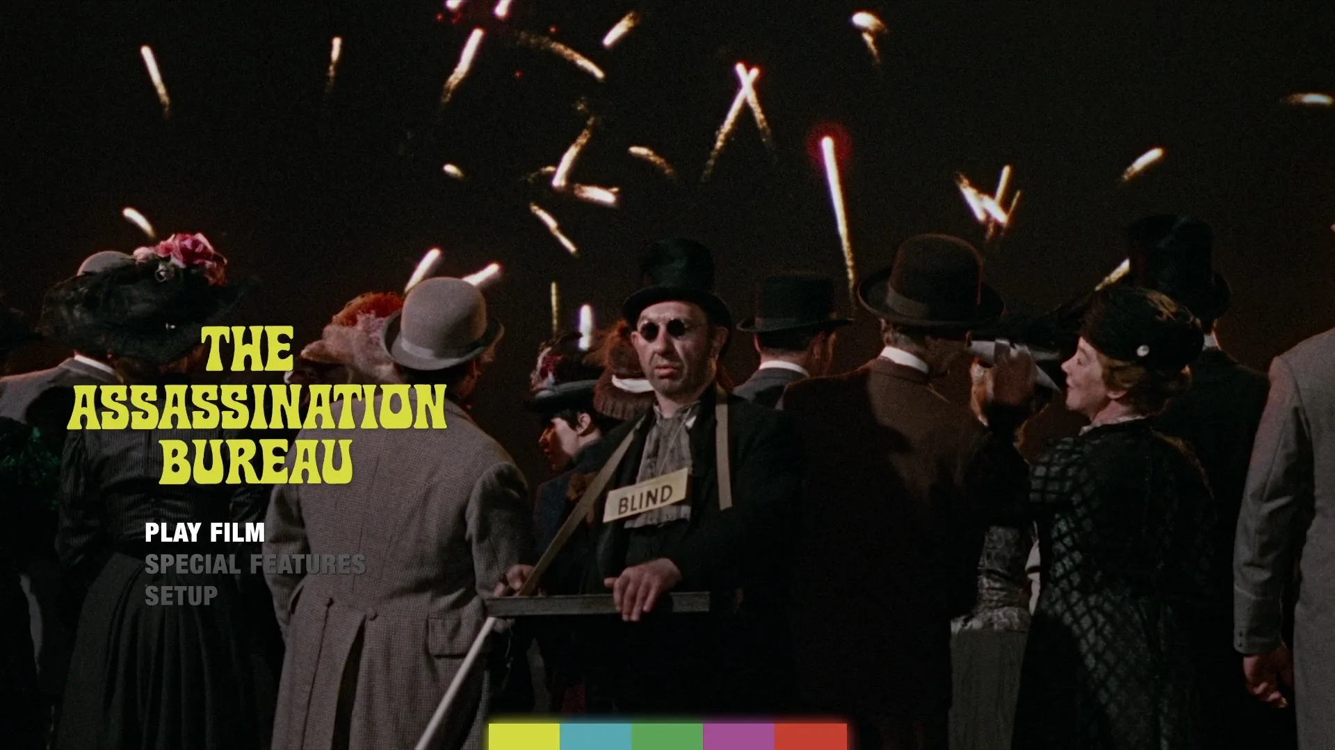 The Assassination Bureau Blu-ray menu