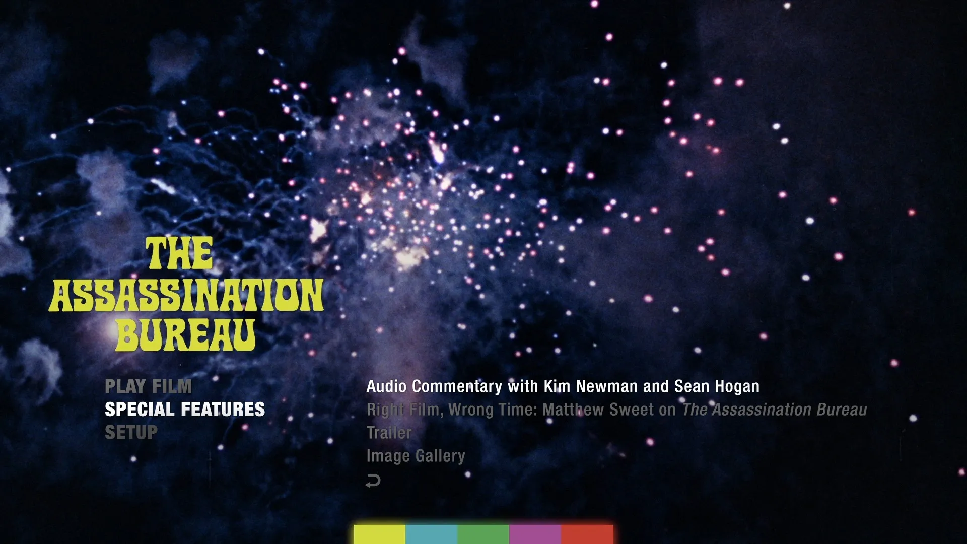 The Assassination Bureau extras menu