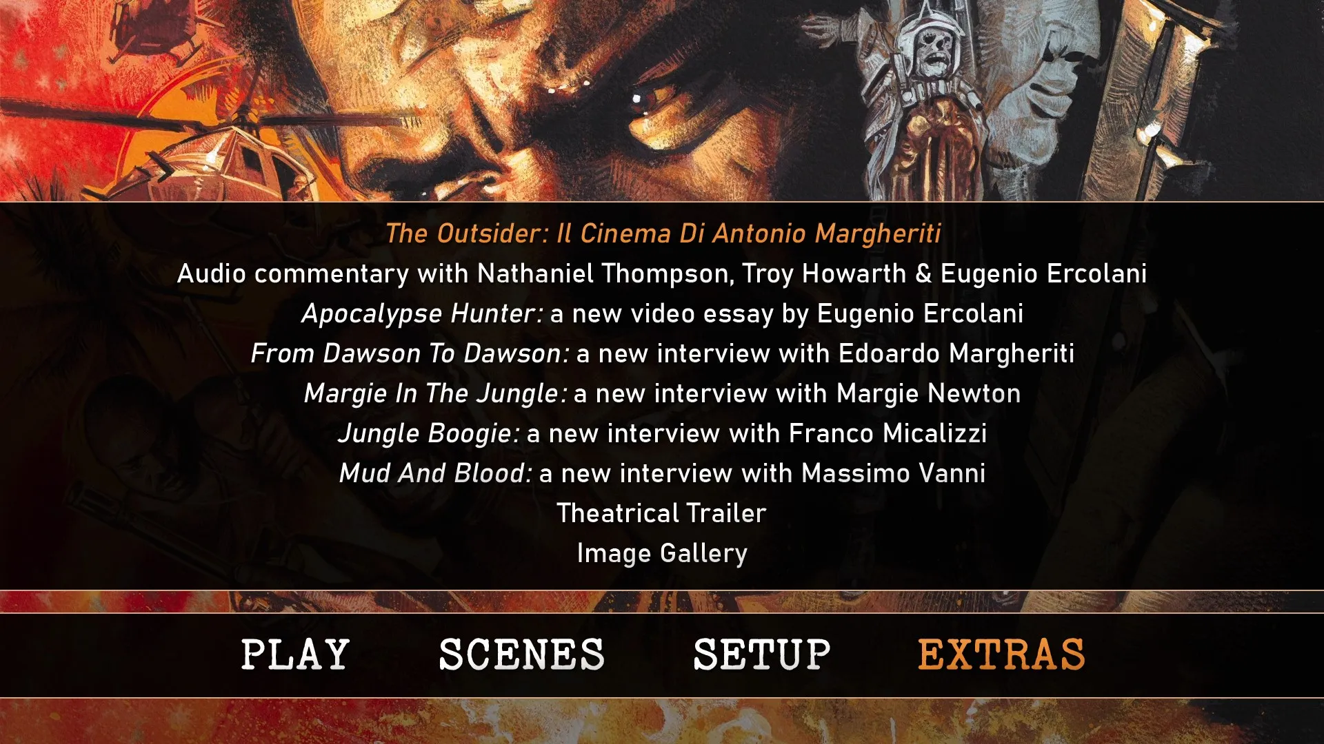 The Last Hunter extras menu