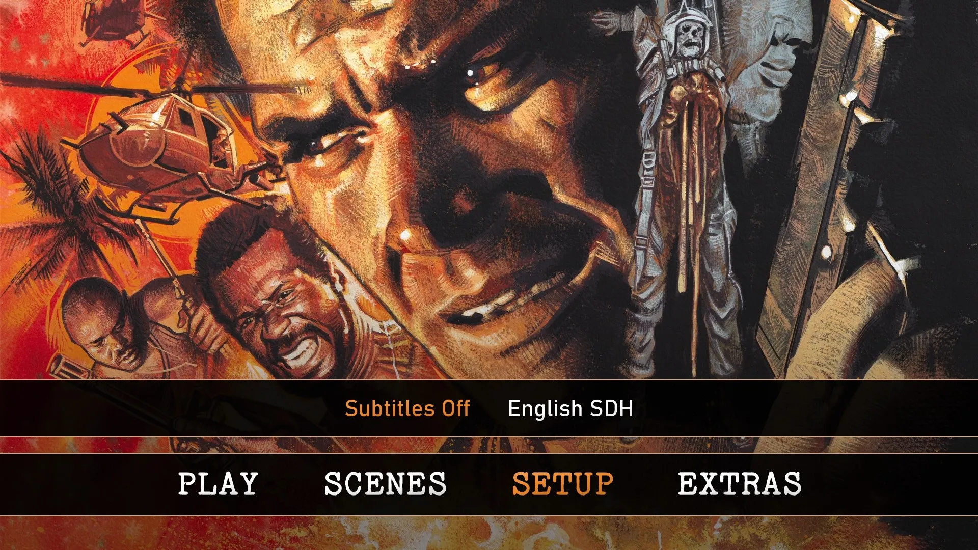 The Last Hunter setup menu