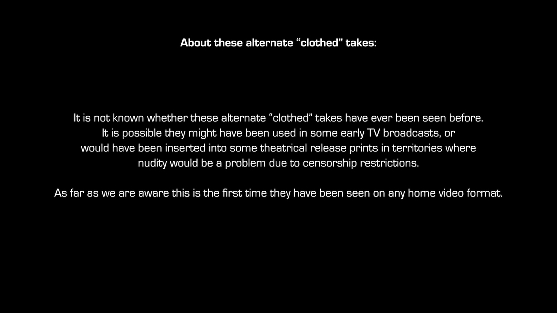 Lady Frankenstein alternate clothed shots