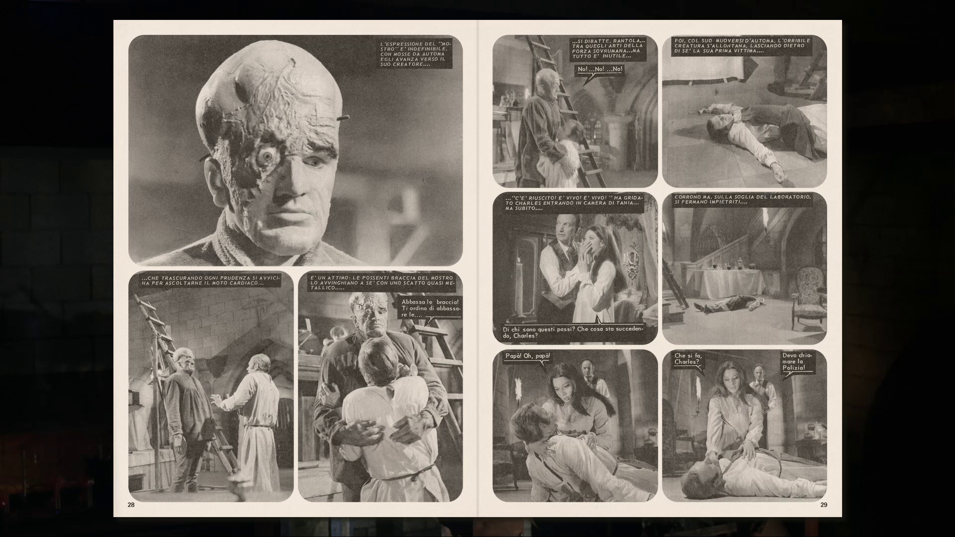 Lady Frankenstein photo novel