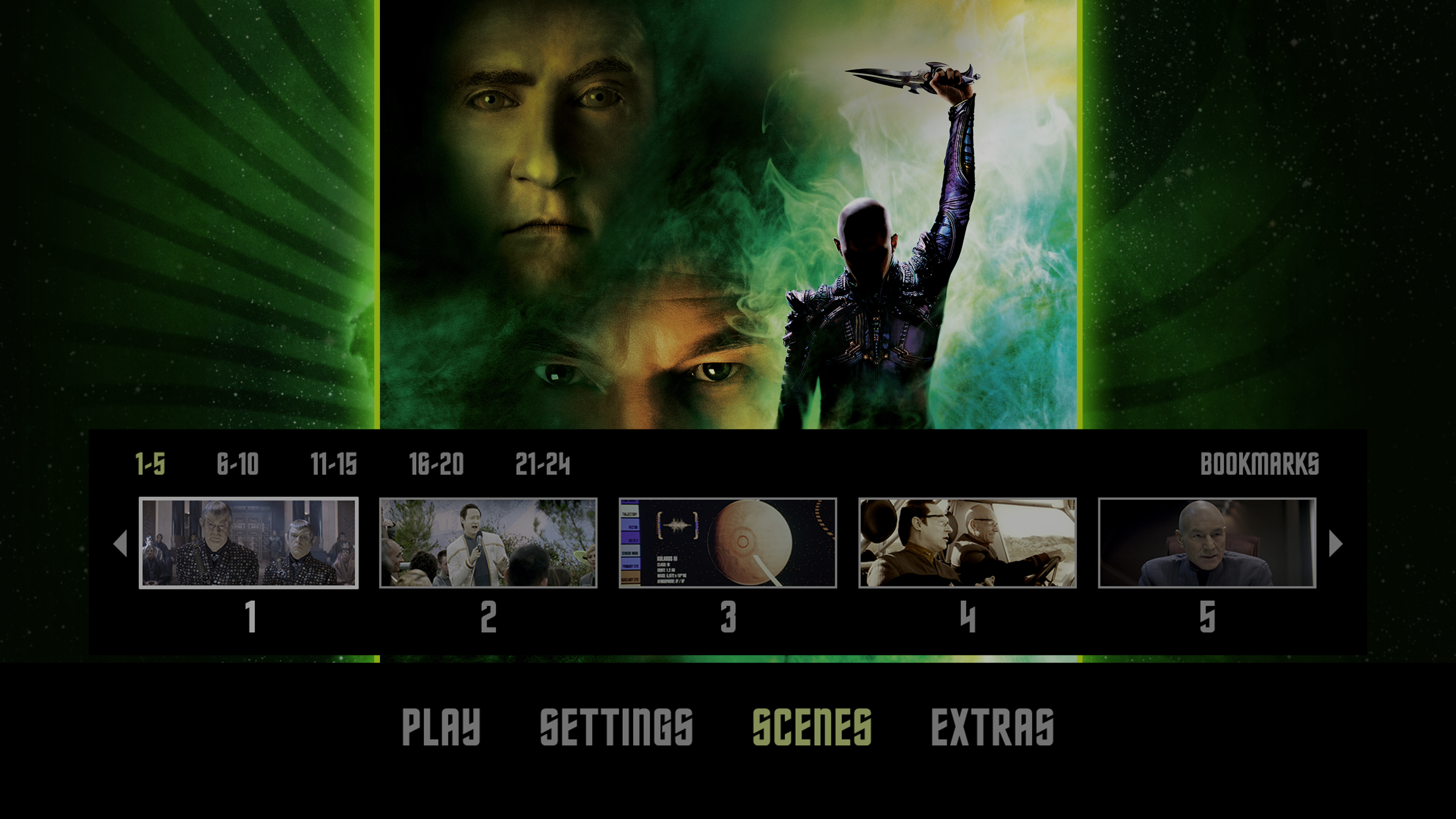 Star Trek: Nemesis 4K UHD Chapters Menu