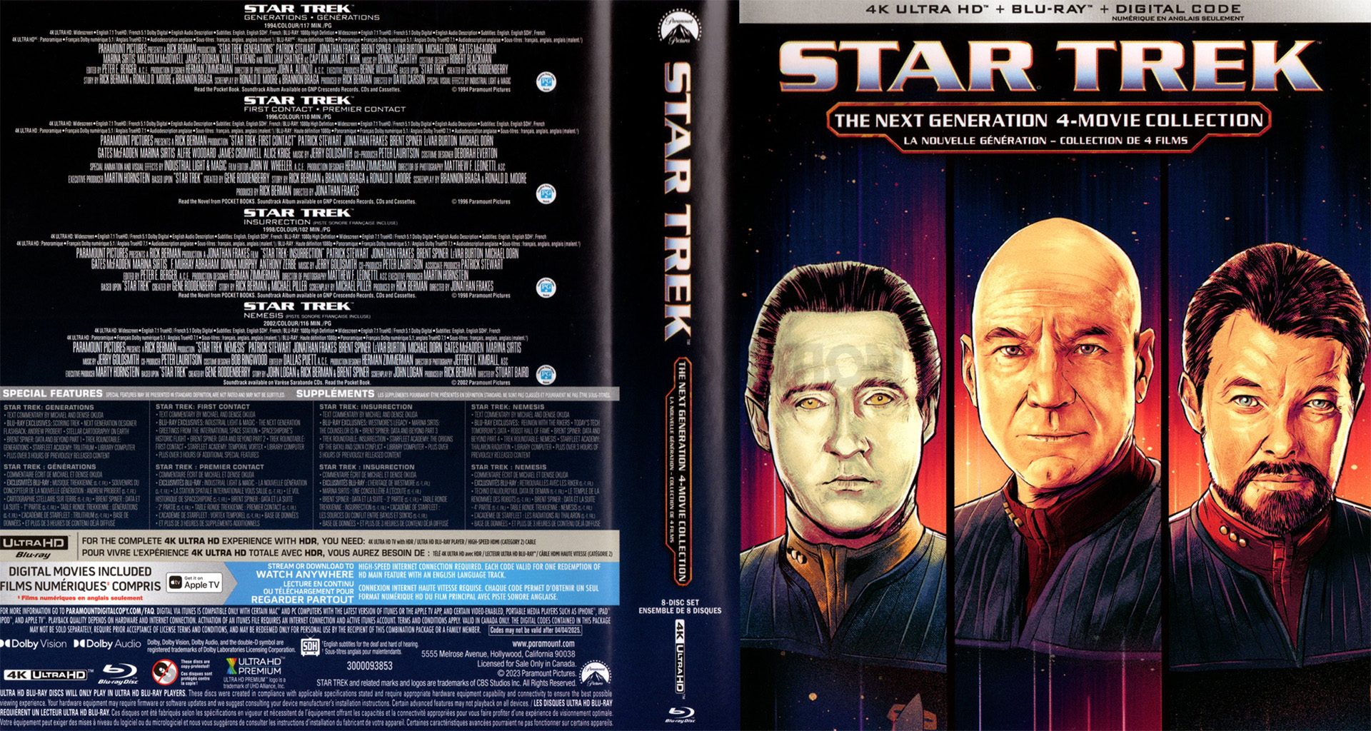 Star Trek: Generations 4K UHD/Blu-ray Screenshots (Paramount Pictures ...