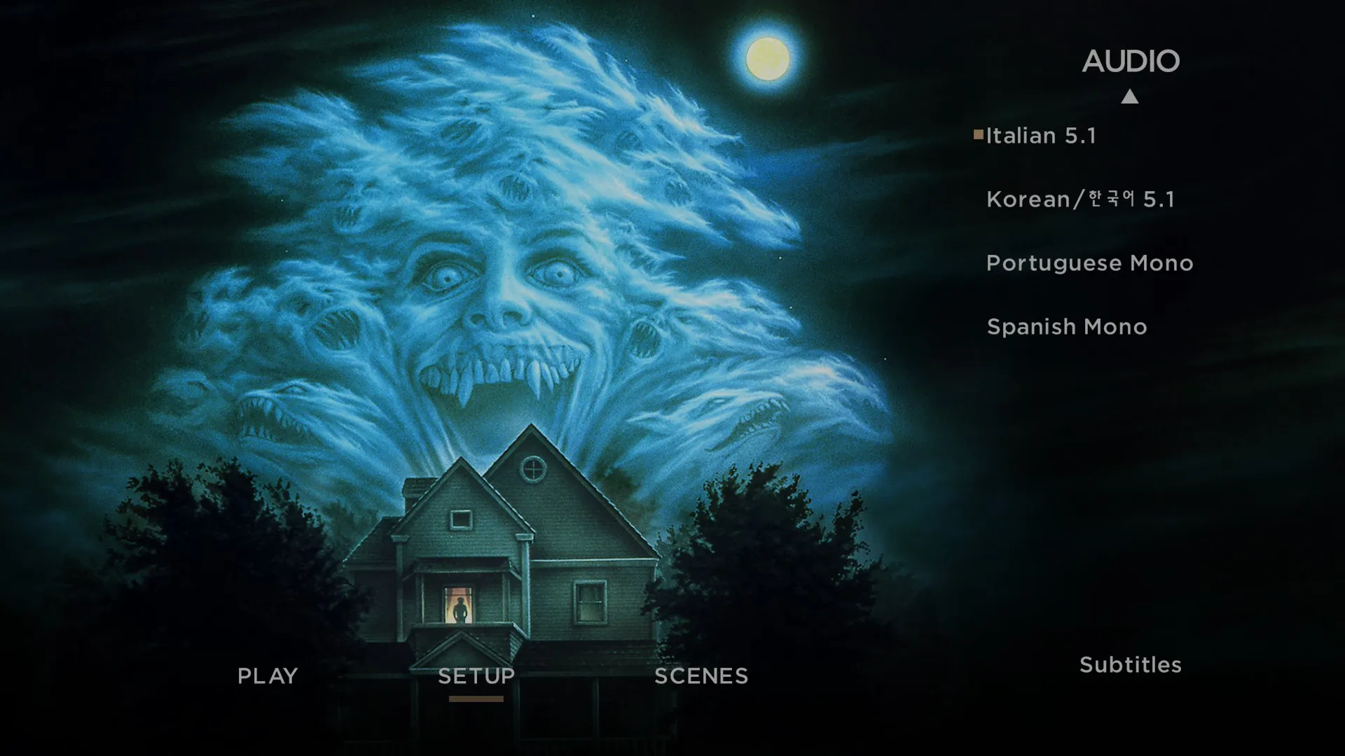 Fright Night 4K audio menu 2